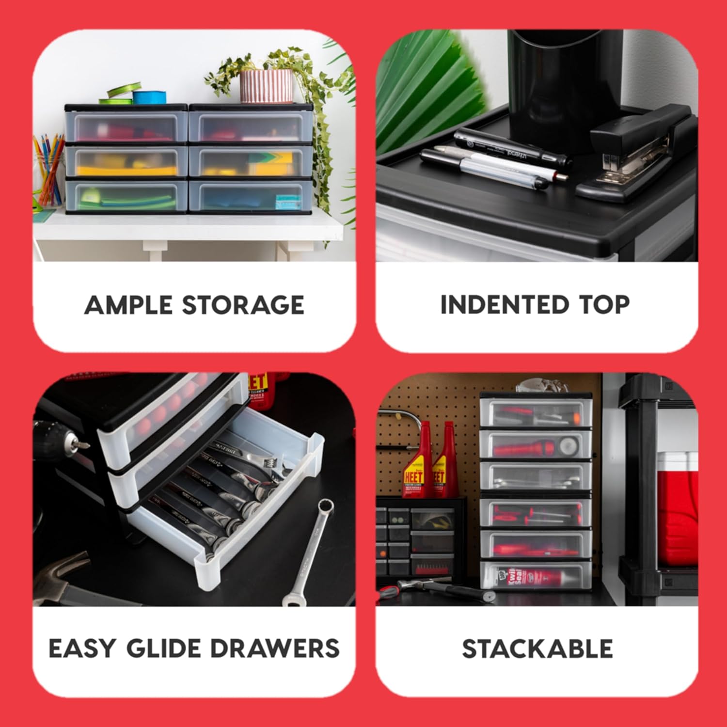 IRIS USA Plastic Stacking Desk Top 3-Drawer Storage Organizer, 2-Pack, for Makeup Vanity Nail Polish Bathroom Stationery Art Craft Supplies Kitchen Office Garage and Small Organization, Small, Black 20 81cyJW9edfL. AC SL1500 - northernschoolofshiatsu.co.uk