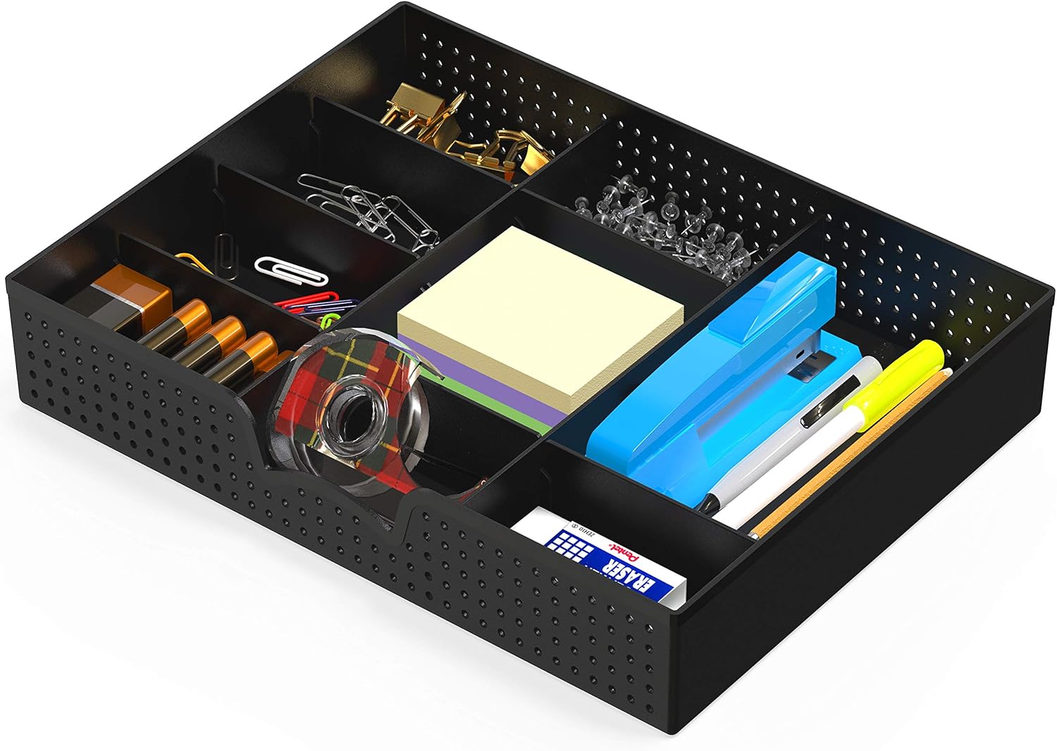 Simple Houseware Drawer Organizer Tray with 9 Adjustable Compartments, Black 25 81ekA5+pGXL. AC SL1500 - northernschoolofshiatsu.co.uk