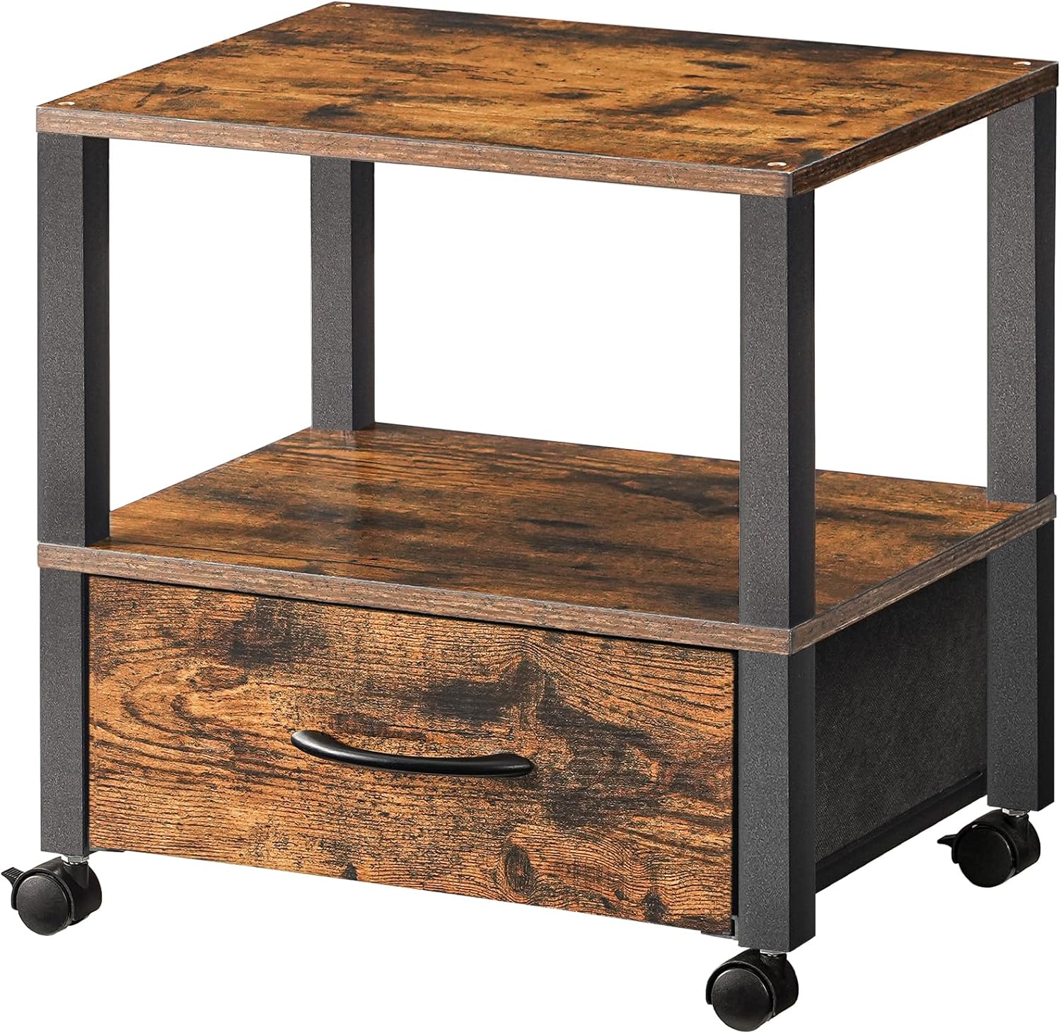 HOOBRO Printer Stand with Storage, Under Desk Printer Table, Printer Cart with Drawer and Shelves, Rolling Small Printer Stand on Wheels, for Office, Rustic Brown and Black BF39PS01 1 81f n4a9c0L. AC SL1500 - northernschoolofshiatsu.co.uk