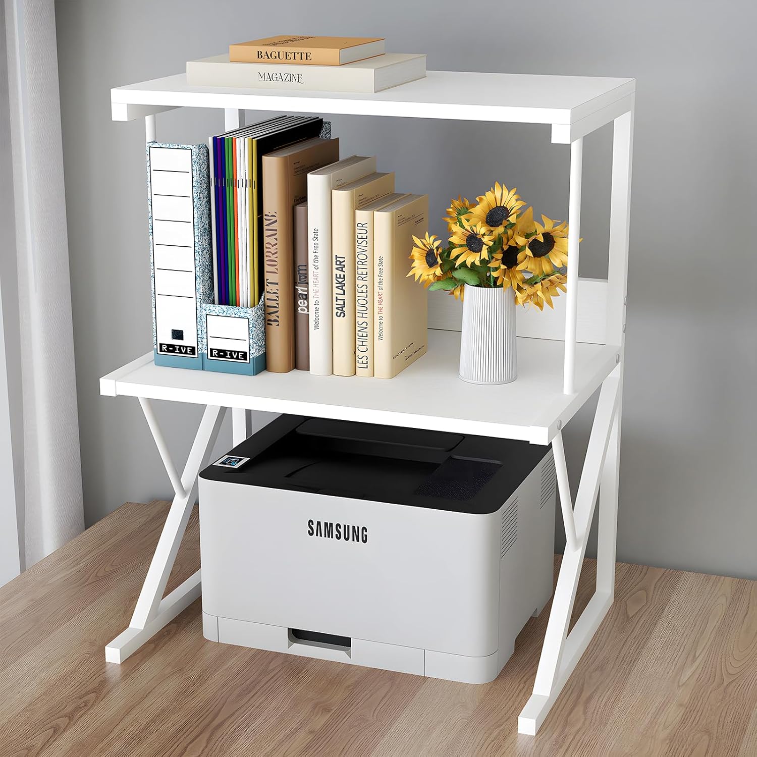 aboxoo Printer Stand for Desk, Desktop Printer Shelf Large 3-Tier Multi-Purpose Office Organization Shelves for Home Office, Rustic Brown 6 81fGrsgOuEL. AC SL1500 - northernschoolofshiatsu.co.uk