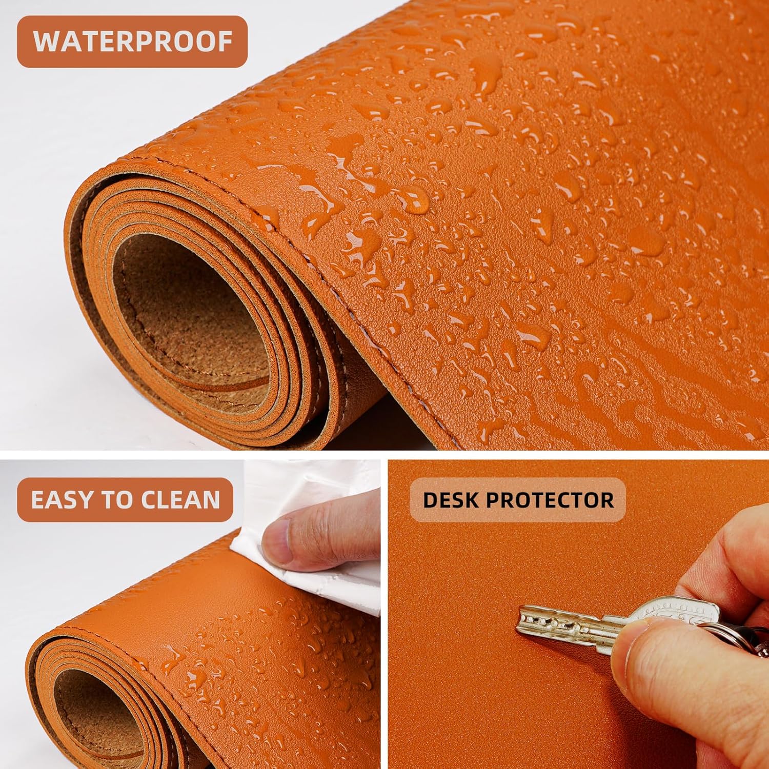 Large Desk Mat 47.2" x 17" Leather Desk Pad Protector with Natural Cork & PU Leather, Non-Slip Office Desk Mat, Large Mouse Pad, Waterproof Desk Blotter pad for Office&Home(Black) 215 81fVXtenpJL. AC SL1500 - northernschoolofshiatsu.co.uk