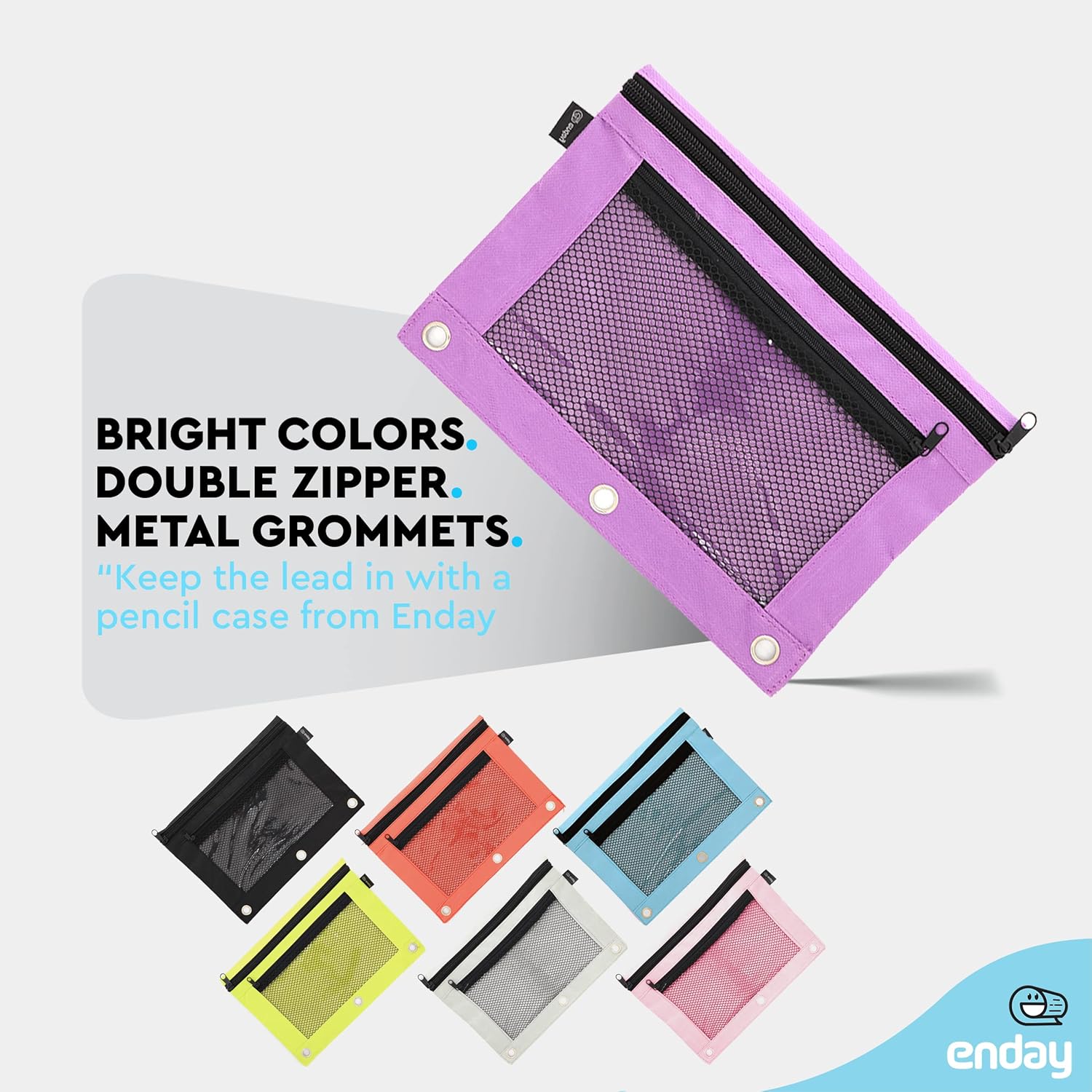 Enday Large Pencil Pouch for 3 Ring Binder Black, Mesh Zipper Pencil Case, Pen Bag/Pen Case, Small Cosmetic bag, Storage Container, Also Available in Pink, Purple, Green, Blue, Red, Grey, 1 Pc 50 81fibjIBjQL. AC SL1500 - northernschoolofshiatsu.co.uk