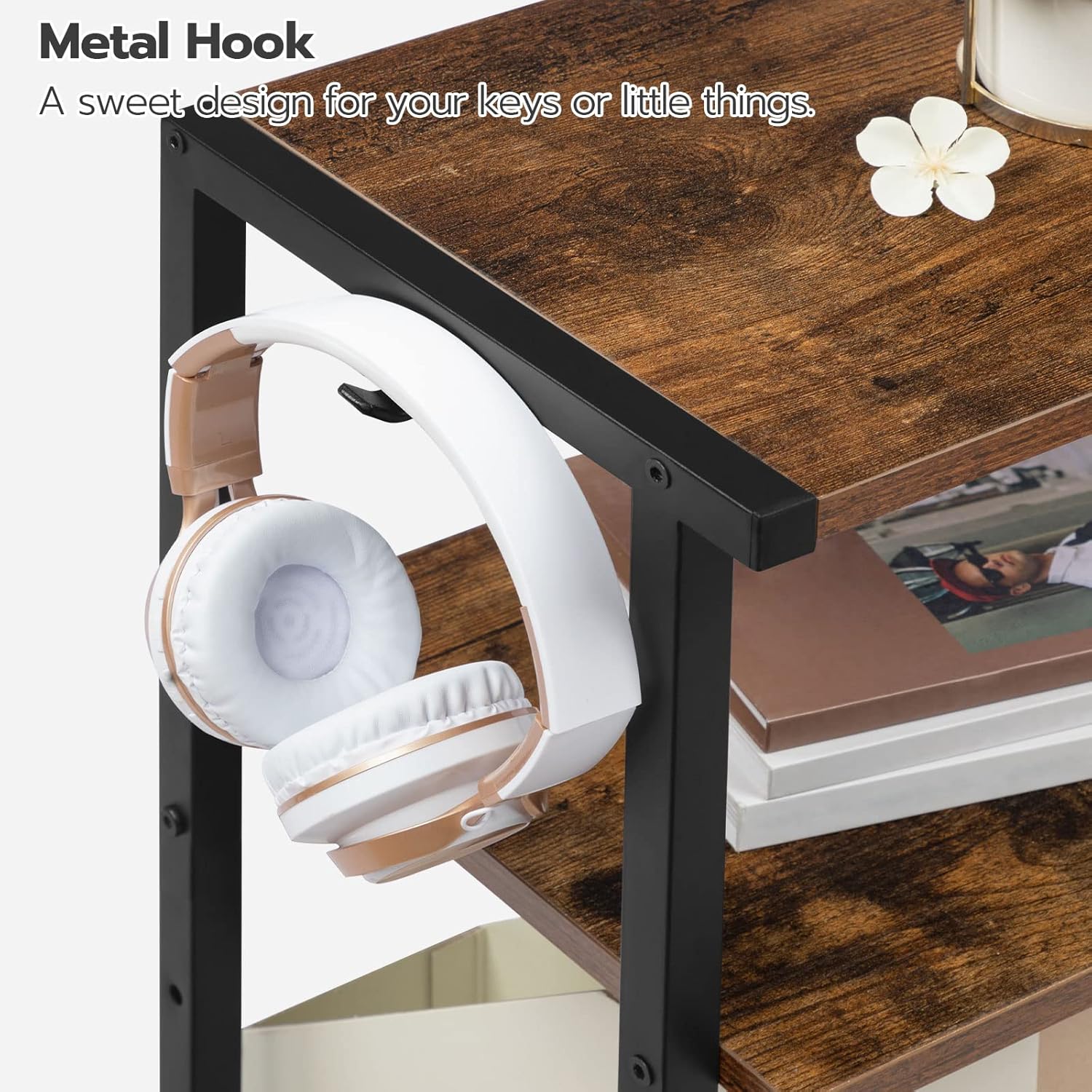 HOOBRO Industrial Printer Stand with Charging Station, 3-Tier Printer Table, Rolling Printer Cart with Adjustable Shelf and Hook, Rustic Brown and Black BF28UPS01 7 81fy65eLEZL. AC SL1500 - northernschoolofshiatsu.co.uk