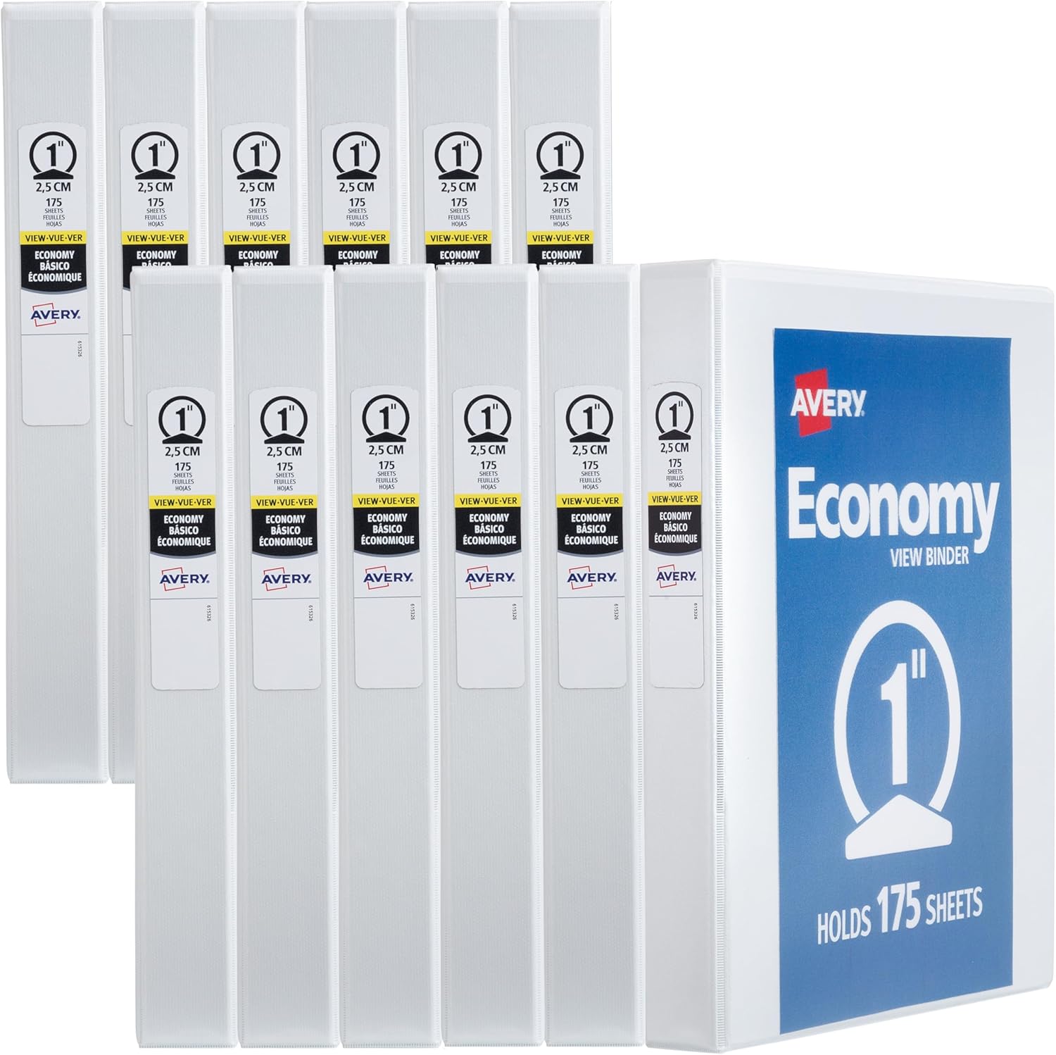 Avery Economy View 3 Ring Binder, 1" Round Rings, 1 White Binder (05711) 54 81g8zbZk3hL. AC SL1500 - northernschoolofshiatsu.co.uk