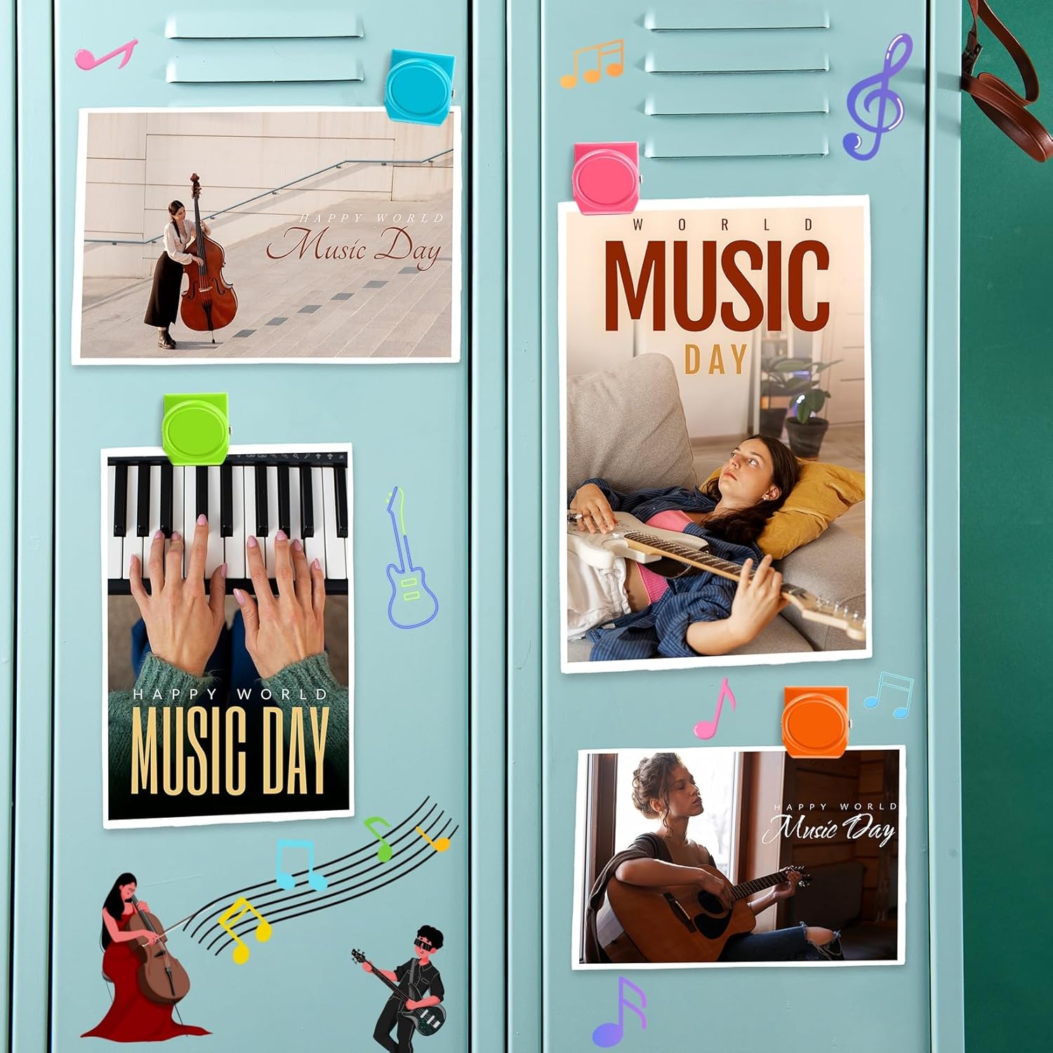 Grtard Magnetic Clips 12 Pack Refrigerator Magnets Whiteboard Magnets Clips, Magnetic Metal Clips, Fridge Magnets Scratch Free Perfect for Note List Photo Displays Home School Office Uses(Colorful) 21 - northernschoolofshiatsu.co.uk