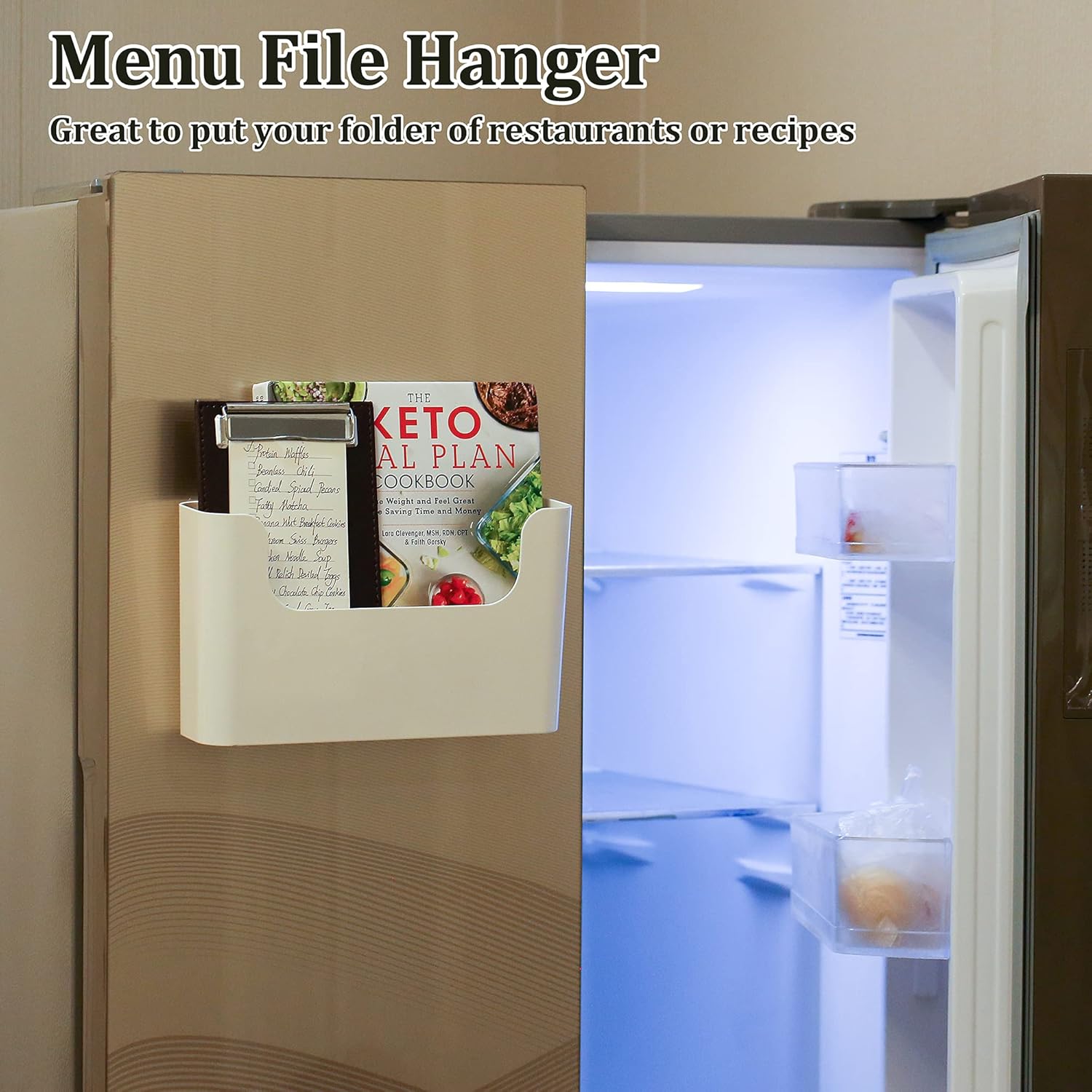YOHOM No Drilling File Holder Wall Mails Magazines Organizer Adhesive Door Mount, Single Pocket, (White 1) 4 81i+KvTe4FL. AC SL1500 - northernschoolofshiatsu.co.uk
