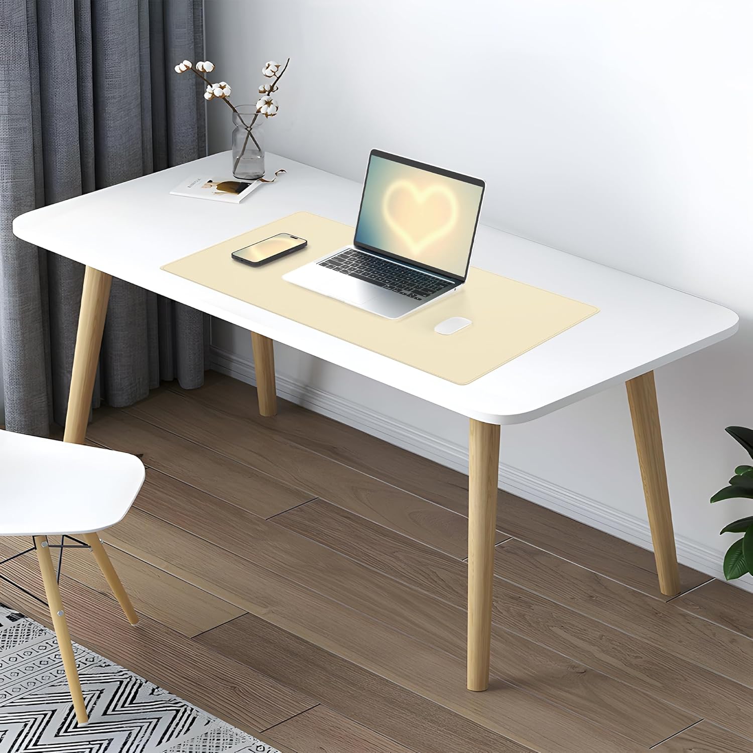 Large Desk Mat 47.2" x 17" Leather Desk Pad Protector with Natural Cork & PU Leather, Non-Slip Office Desk Mat, Large Mouse Pad, Waterproof Desk Blotter pad for Office&Home(Black) 227 81iWD8gPYLL. AC SL1500 - northernschoolofshiatsu.co.uk