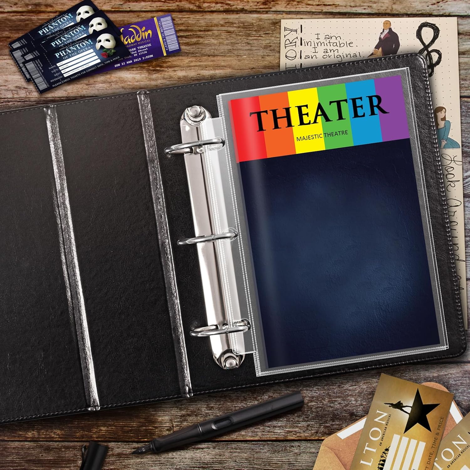 Page Protectors for Broadway Play Program and Theater Programs, 50 Sheet Protectors, Fit 5.5 x 8.5 Programs from Mid 1980s to Modern, Binder Sleeves 7 81iWZ1TJIDL. AC SL1500 - northernschoolofshiatsu.co.uk