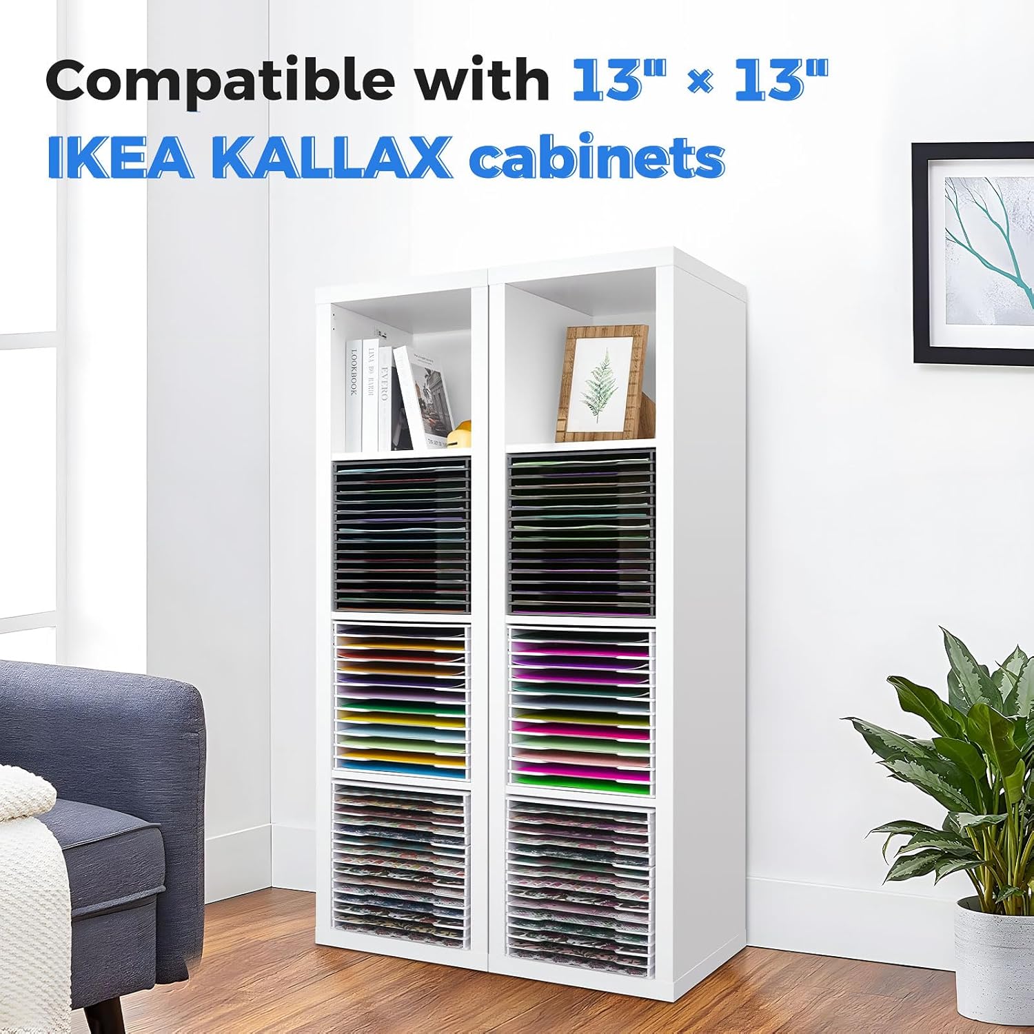SANFURNEY Scrapbook Paper Organizer for Sizes 12" x 12", 15 Slots File Sorter Storage, Document Holder, Desktop Scrapbook Paper Organizer Rack for Home Office School (White, 15 Slots - Large Size) 12 81ig7ZvQgSL. AC SL1500 - northernschoolofshiatsu.co.uk