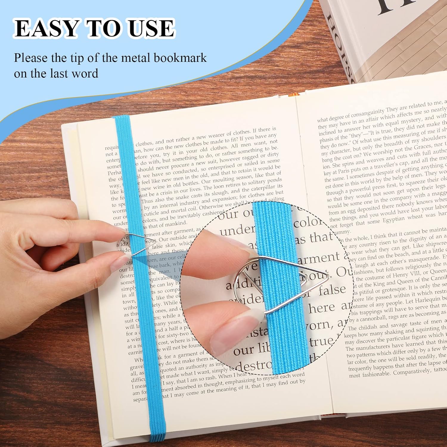 Elastic Bookmarks Set Multi Color Elastic Rope Bands Planner Bookmarks Include 30 Pcs Stainless Steel Teardrop Paper Clips and 12 Pcs Bands for Office School Reader(Bright Color) 5 81irY sku8L. AC SL1500 - northernschoolofshiatsu.co.uk