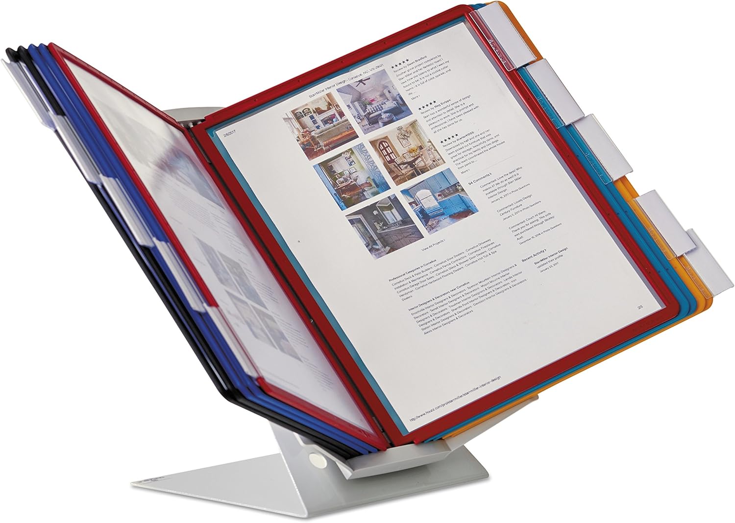 Durable VARIO Pro Desktop Reference System, 10 Panels, Legal, Assorted Borders and Panels 4 81jjjaPINGL. AC SL1500 - northernschoolofshiatsu.co.uk