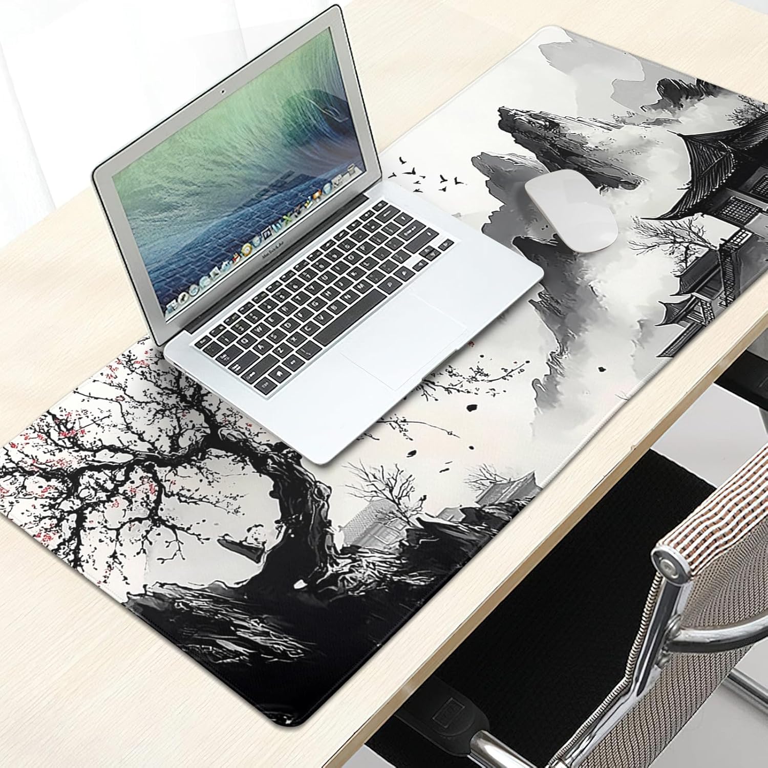 Large Floral Mouse Pad Extended Gaming Mousepad 31.5"x11.8" Vintage Aesthetic Black Desk Mat Flower Mouse Pad Plant Wildflower Mousepad XXL Laptop Computer Keyboard Mats for Desk Office 362 81jm3Ve8brL. AC SL1500 - northernschoolofshiatsu.co.uk