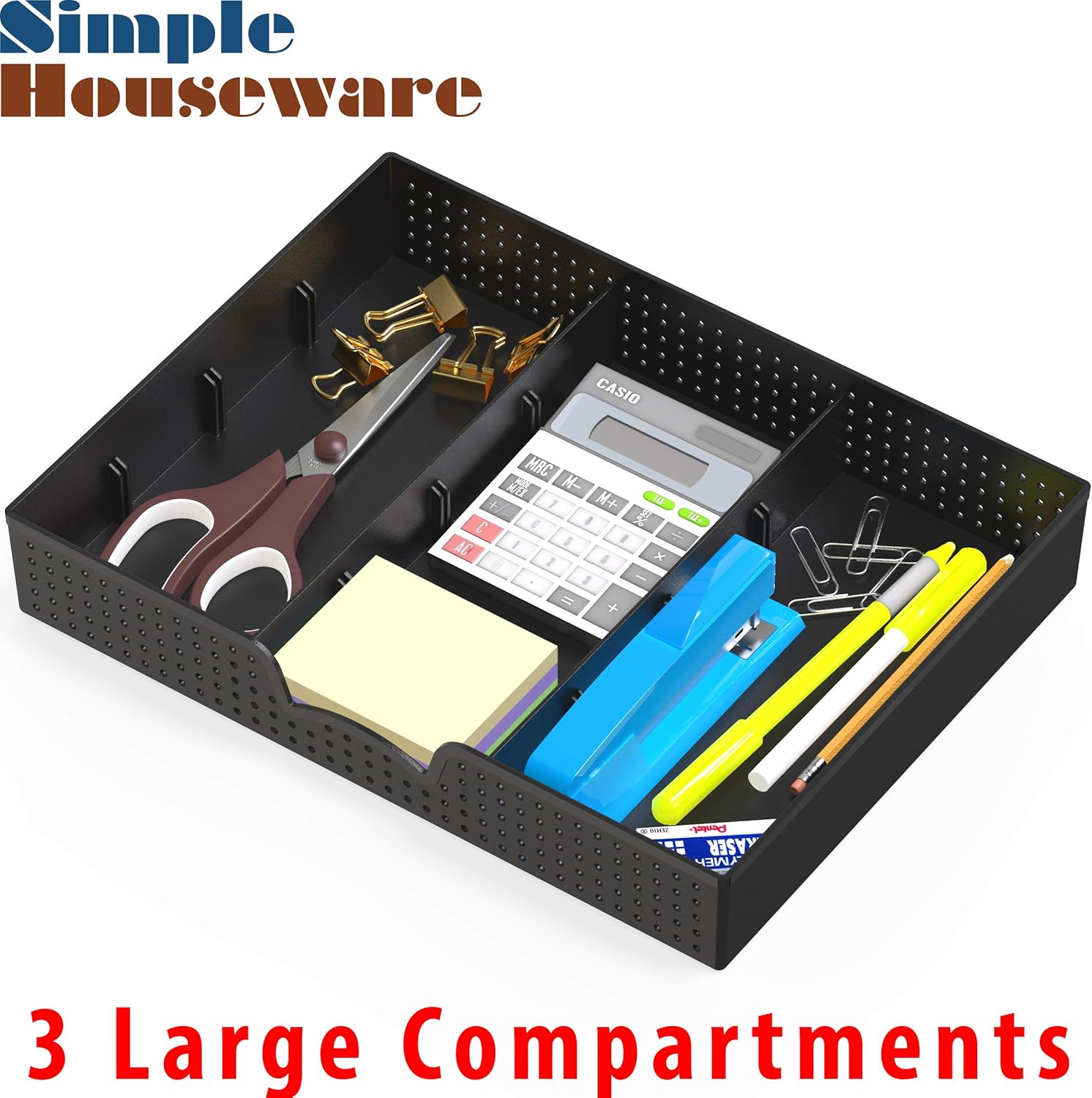 Simple Houseware Drawer Organizer Tray with 9 Adjustable Compartments, Black 27 81k7vun70SL. AC SL1500 - northernschoolofshiatsu.co.uk