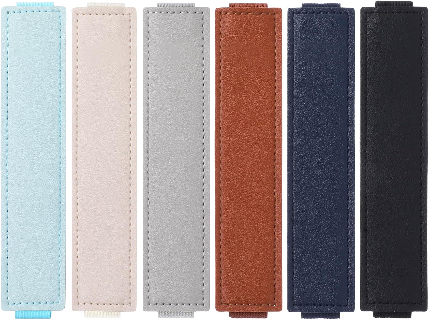 Grevosea 6 Pcs Adjustable Elastic Band Pen Holder, Notebook Pen Holder Detachable PU Leather Pen Sleeve Pouch Journal Pencil Holder for Journals Notebooks Books Rigid Tablet Covers (6 Colors) 1 81kNL535NkL. AC SL1500 - northernschoolofshiatsu.co.uk