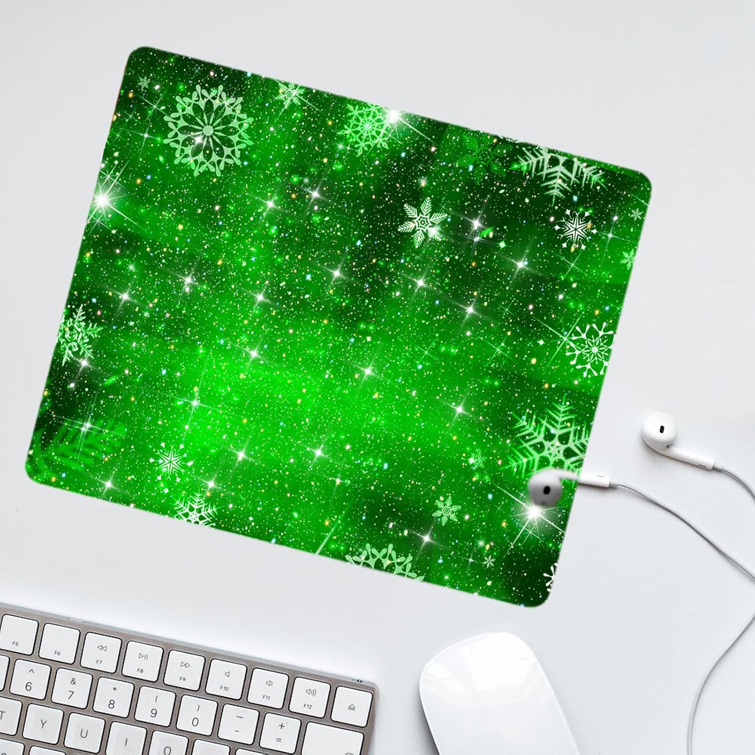 Mouse Pad Diamond Silver Glitter Sparkle Mousepad Bling Desk Accessories Gaming Bling Rubber Pads for Laptop, One Size 123 81ksS506 zL. AC SL1500 - northernschoolofshiatsu.co.uk