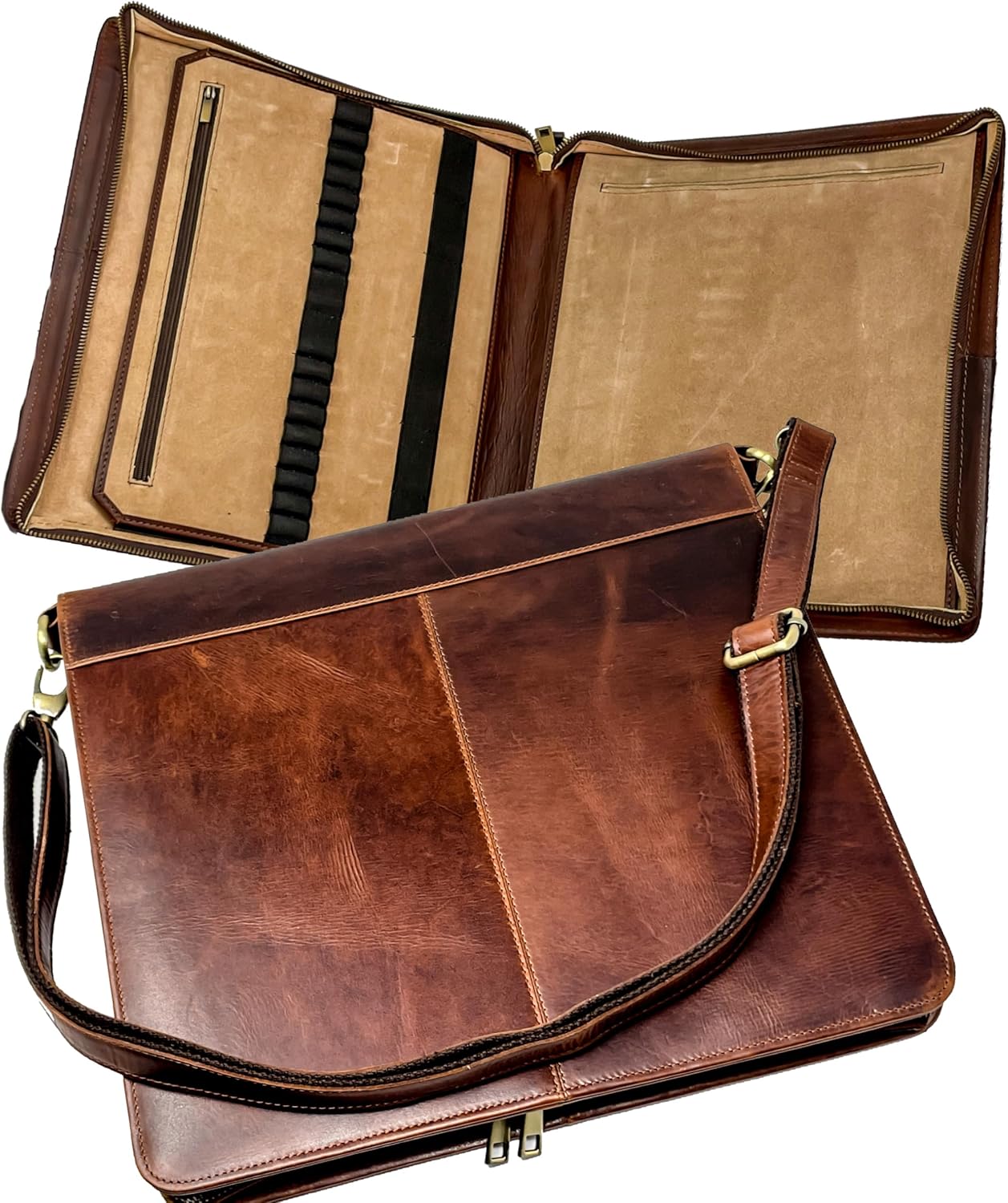 Leather Padfolio for Artists - Convertible with Carry Strap 1 81lcdsfu7 L. AC SL1500 - northernschoolofshiatsu.co.uk
