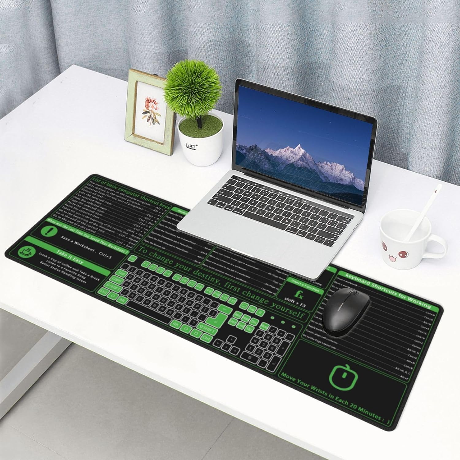 Red Topographic Contour Map Liquid Wave Topography Geography Gaming Mouse Pad 31.5 X 11.8 Inch XL Extended Large Keyboard Non-Slip Rubber Base with Stitched Edges for Home Office 28 - northernschoolofshiatsu.co.uk