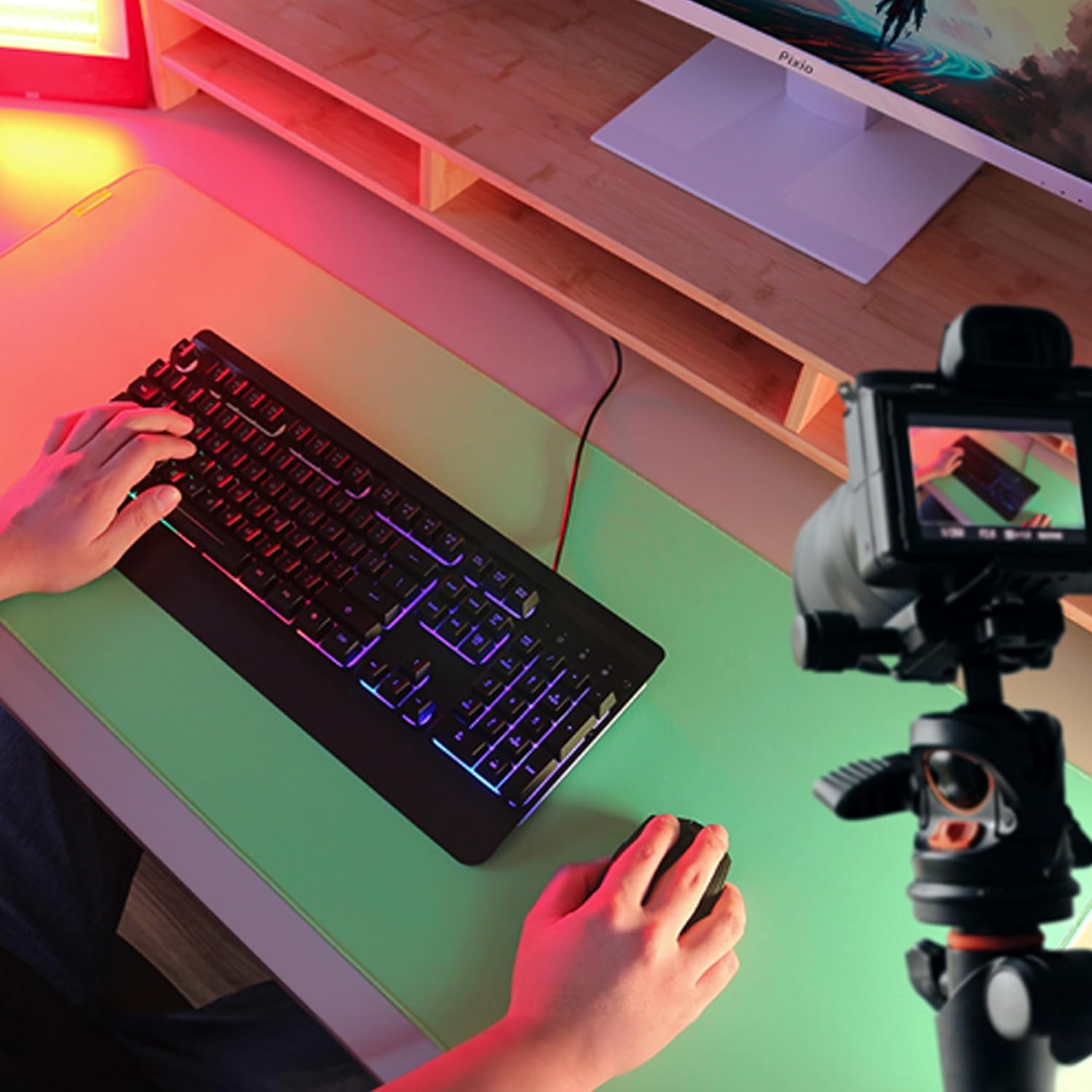 Pixio 2XLarge Green Screen Mouse Mat Chroma Key Durable Smooth Water-Resistant Polyester Surface Rubber Base Mouse Pad - for Gaming, Streaming, Filming, Content Creation with a Clear Background 6 81nektL4 aL. AC SL1500 - northernschoolofshiatsu.co.uk