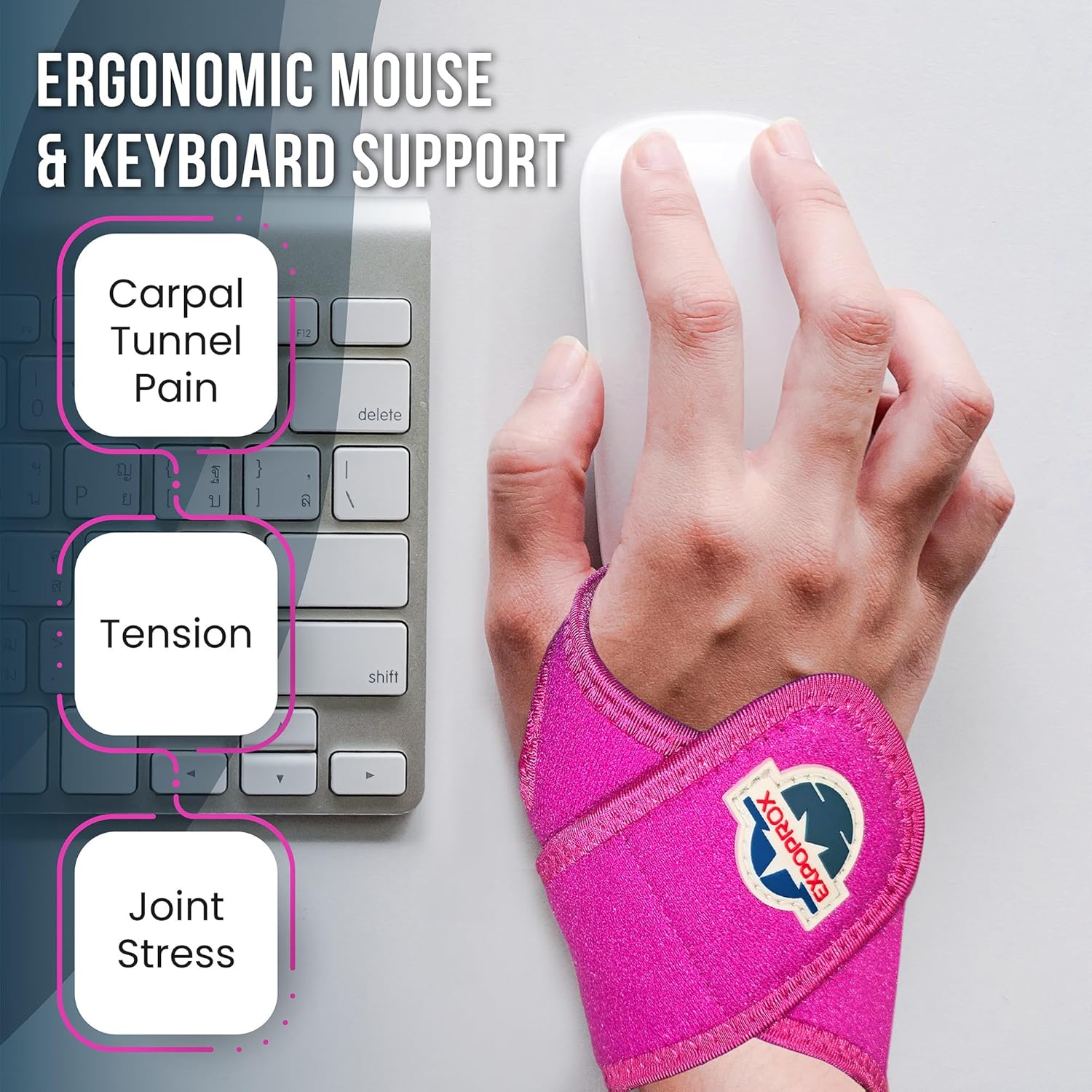 Wrist Rest Pads-Ergonomic Mouse and Keyboard Support-Tension.Adjustable Fit with Padded Comfort. 3 81njUUzP6zL. AC SL1500 - northernschoolofshiatsu.co.uk