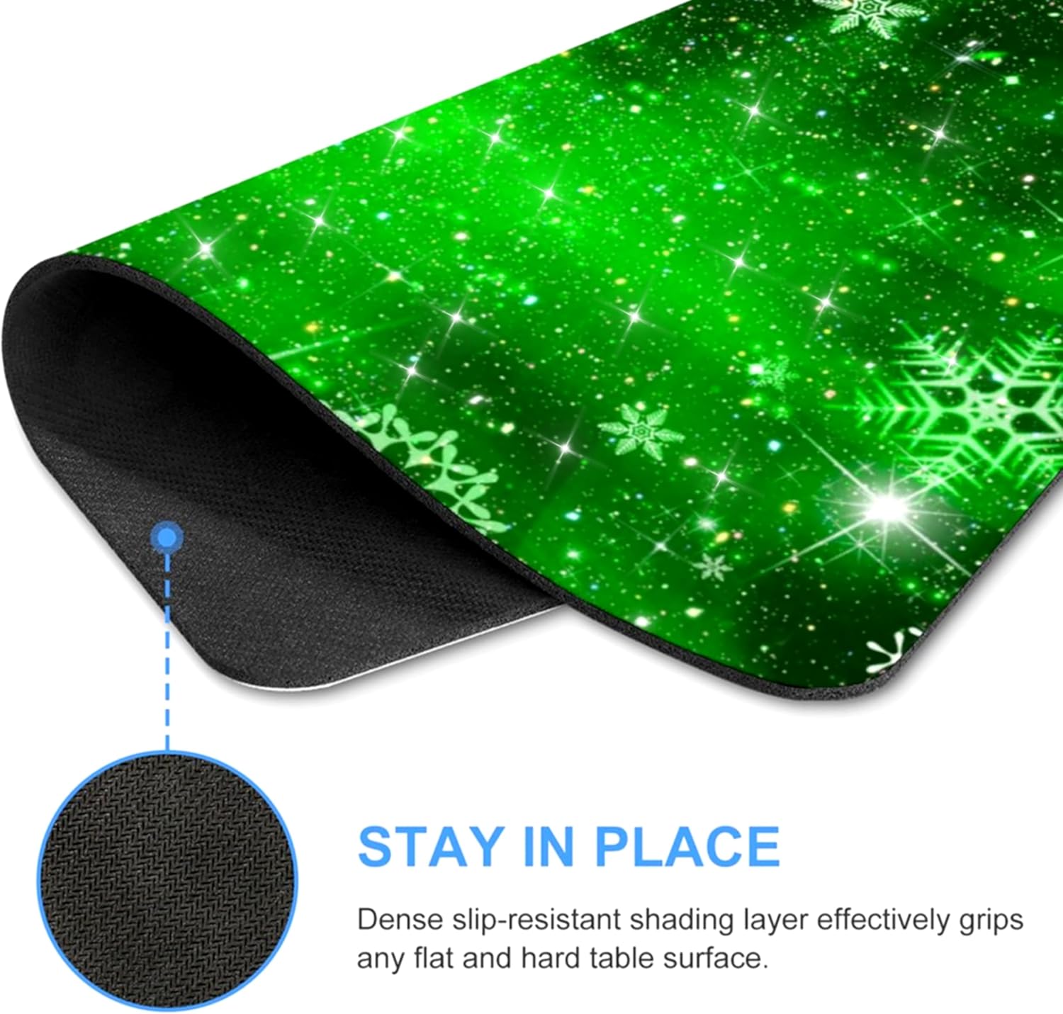 Mouse Pad Diamond Silver Glitter Sparkle Mousepad Bling Desk Accessories Gaming Bling Rubber Pads for Laptop, One Size 126 81o8V6GVRlL. AC SL1500 - northernschoolofshiatsu.co.uk