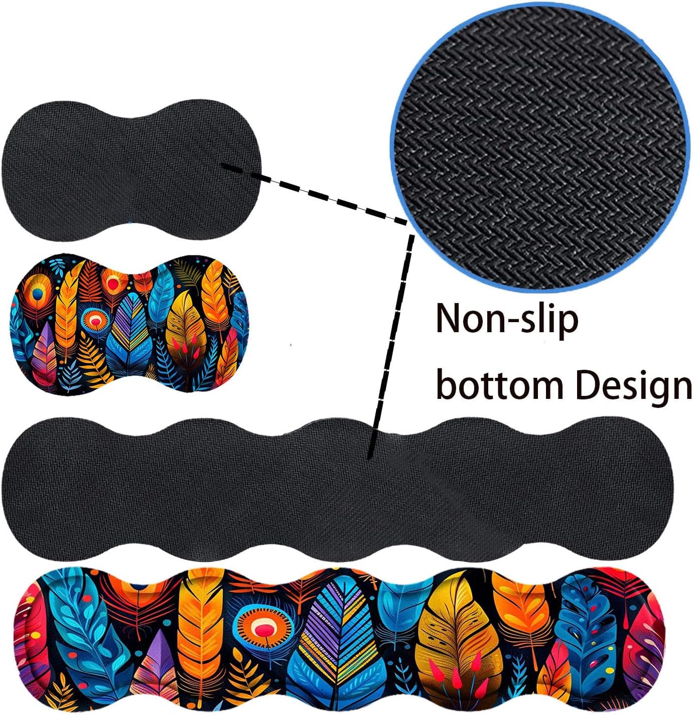 Keyboard Mouse Pad Set,Large Desk Pad+Keyboard Wrist Rest+Mouse Pad Wrist Support+Coaster,Easy Typing Pain Relief Non-Slip Mousepad Wrist Support Mousepad Home Office,Colorful Bird Feathers 40 81oBufFJIGL. AC SL1500 - northernschoolofshiatsu.co.uk