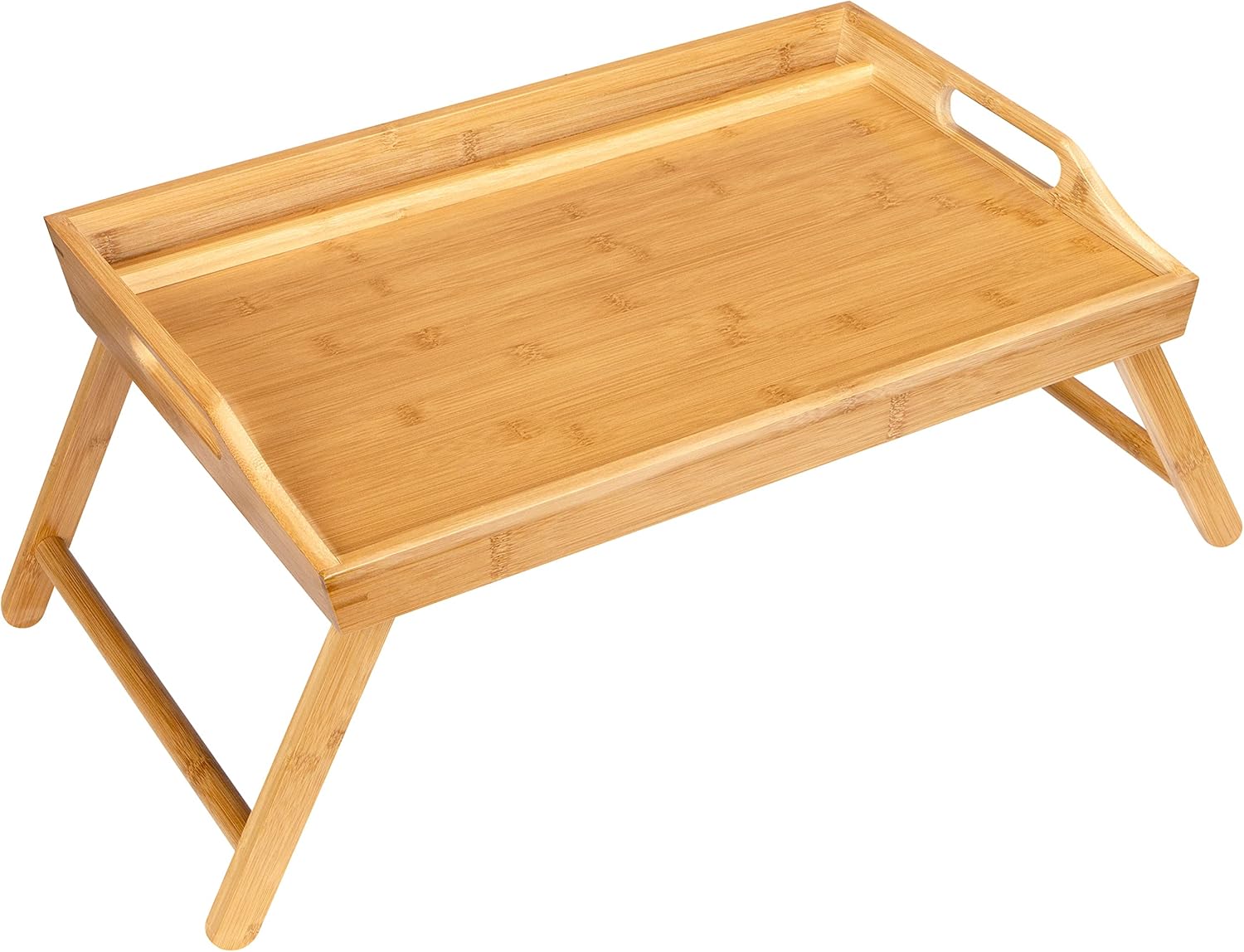 ROSSIE HOME Extra Large Bamboo Bed Tray, Lap Desk with Phone Holder - Fits up to 17.3 Inch Laptops and Most Tablets - Natural - Style No. 78107 7 - northernschoolofshiatsu.co.uk
