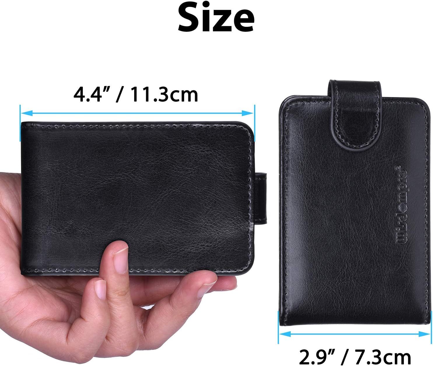 Wisdompro Credit Card Holder, Slim Leather RFID Blocking Wallet Debit Card Protector Organizer Case (Build in 20 Card Slot & 7 Small Cells for Memory Cards)-Vertical Black 42 81oYJPji0WL. AC SL1500 - northernschoolofshiatsu.co.uk