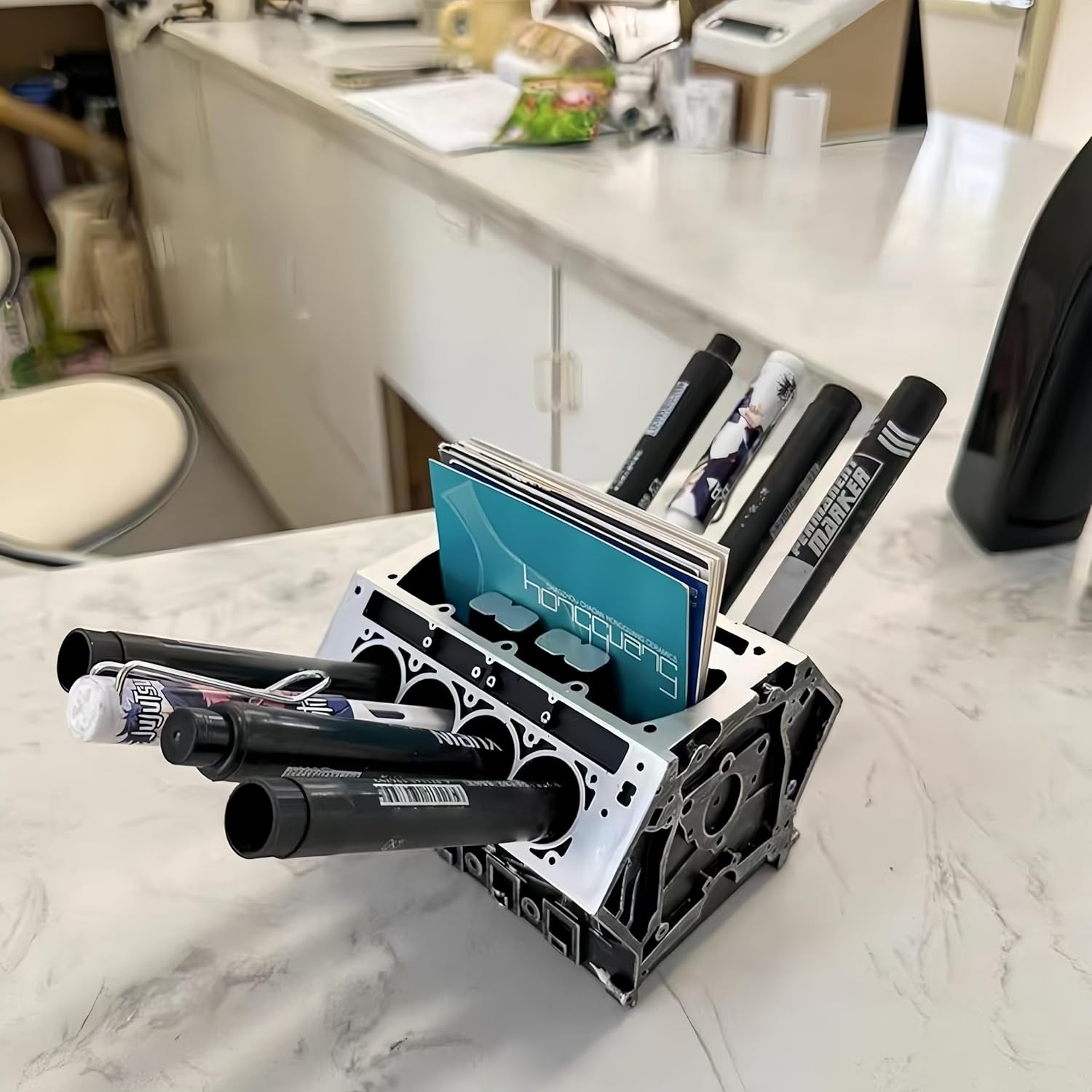 3D Printed V8 Engine Block Desk Organizer, Name Card and Pen Holder, Business Card Stand and Pen Pencil Holder 1 81ouqqzlQIL. AC SL1500 - northernschoolofshiatsu.co.uk