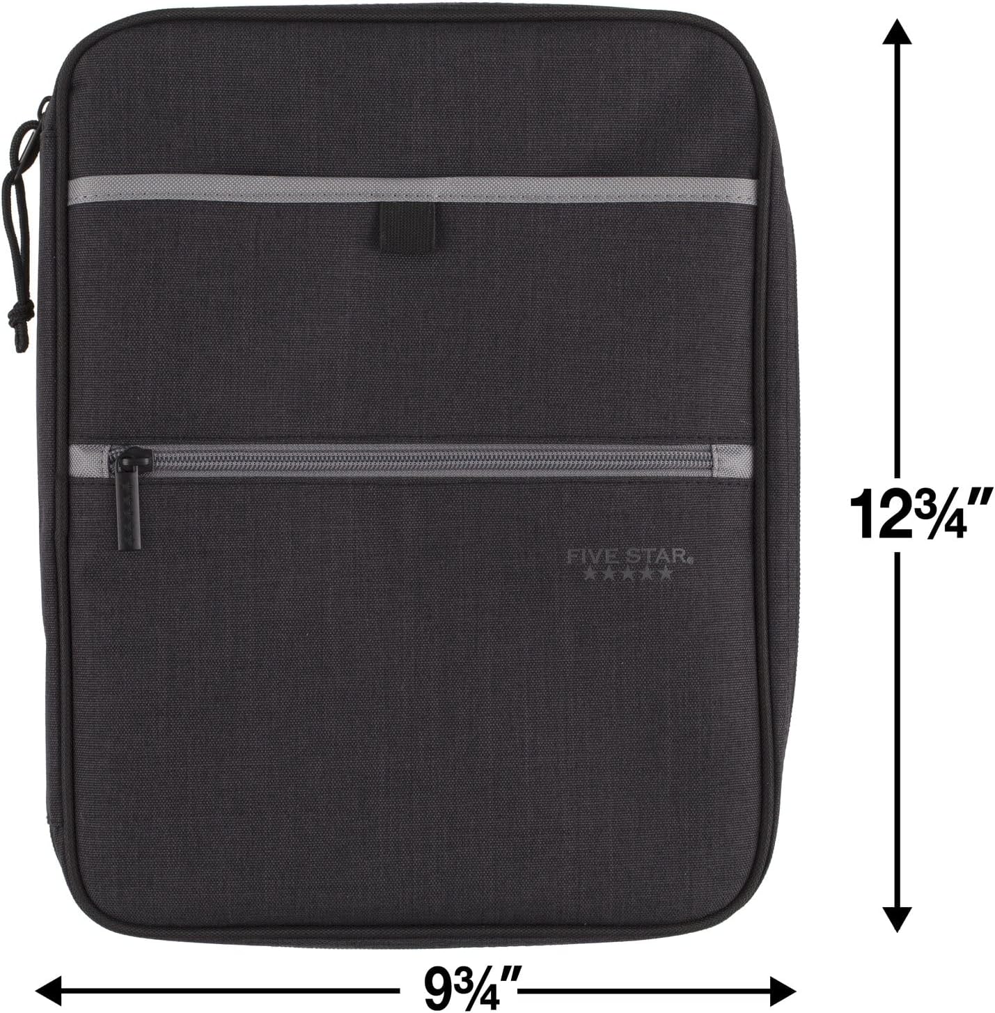 Five Star Zipper Binder, 1 Inch 3-Ring Binder, Carry-All with Internal Pockets and Dividers, 375 Total Sheet Capacity, Heathered Black/Gray (29092IT8) 14 81pFfgs6h5L. AC SL1500 - northernschoolofshiatsu.co.uk
