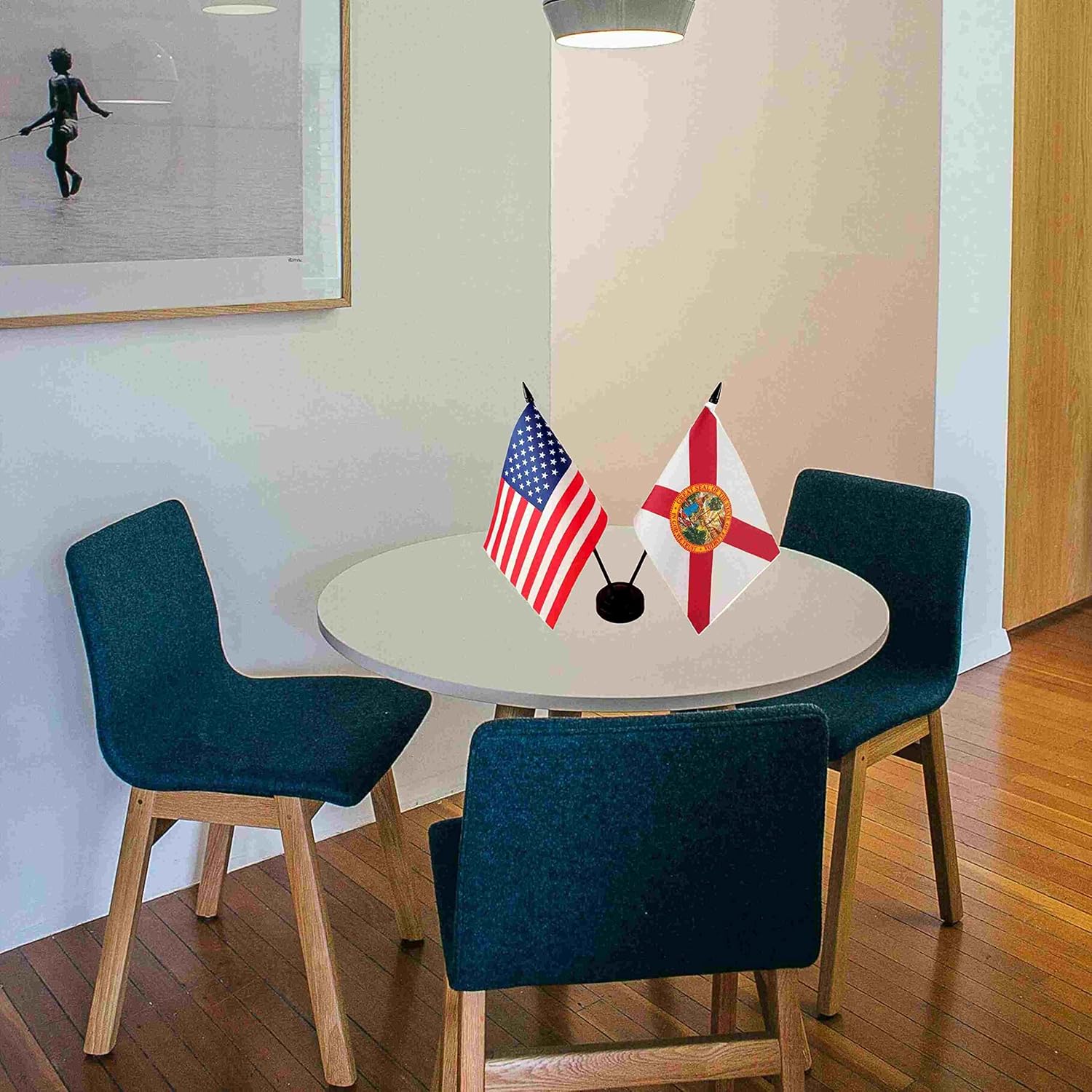 Zigvert America & Florida Twin Desk Flag, US Florida Table Flags, 8 x 5 Inches American & Florida Deluxe Desk Flag Set - Miniature USA & Florida Stick Flag with Flag Stand 2 81pTCLqqQIL. AC SL1500 - northernschoolofshiatsu.co.uk