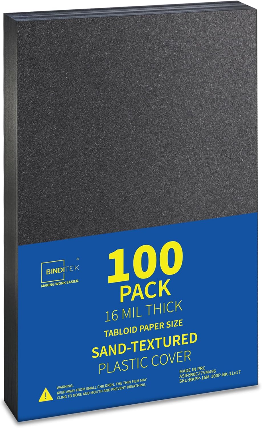 Binditek 100 Pack 12 Mil Sand-Textured Polycover - Plastic Binding Cover for Letter Size - Lightly Sanded Finish - Business Reports and Proposals - Square Corners, Un-Punched, Black 53 81qBtnFWq7L. AC SL1500 - northernschoolofshiatsu.co.uk