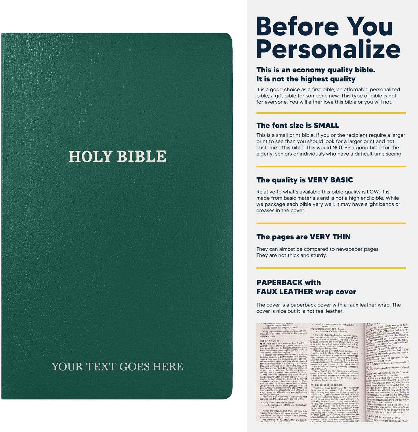 Personalized Custom NKJV Bible for Wedding Ceremony Christian Faith Vows Gift, Name, Date, Verse | Small Print Economy Bible New King James for Groom & Bride Up to 3 Rows of Text, Black 46 81qJcyqagLL. AC SL1500 - northernschoolofshiatsu.co.uk