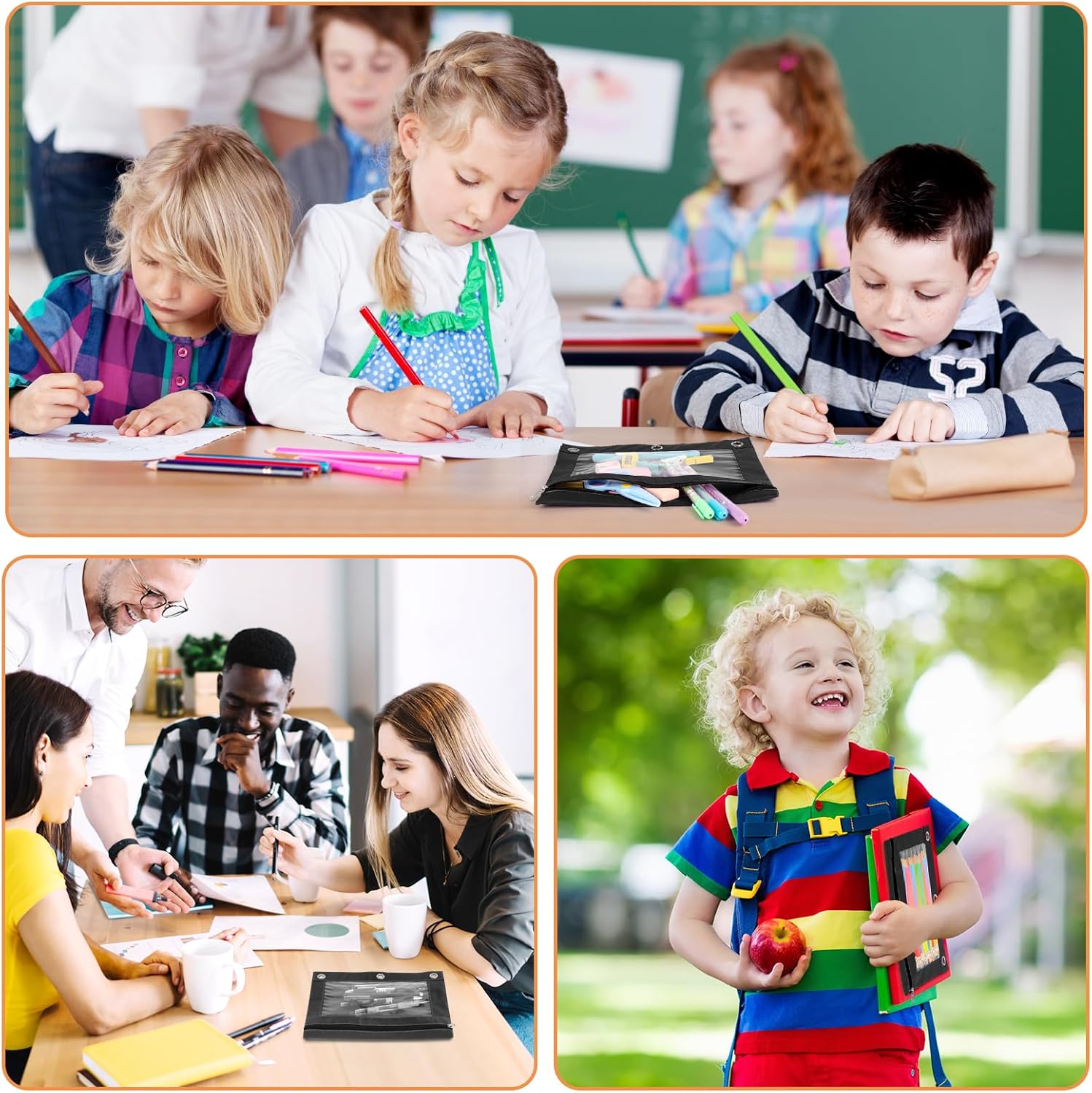 IKAYAS 20 Pack Black Pencil Pouch for 3 Ring Binder Colorful Pencil Pouch with Zipper Bulk, 3 Ring Binder Pencil Pouches Pencil Case Pencil Bags for Classroom Storing School Teacher Supplies 4 81qp zQKziL. AC SL1500 - northernschoolofshiatsu.co.uk