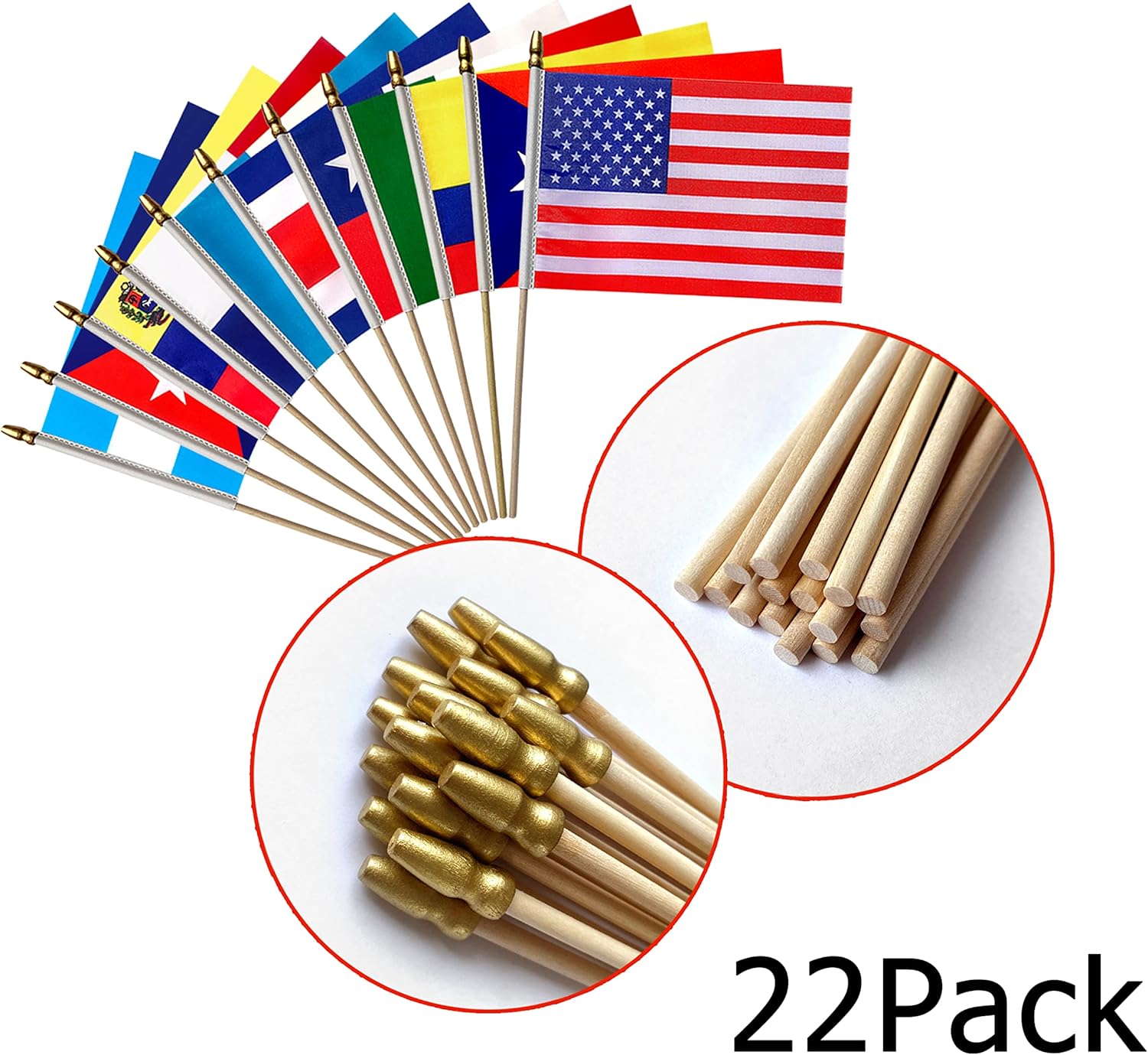 22 Countries Spanish Speaking Flags on Wood Stick Small Mini Latin American Latino Hand Held Flags for Heritage Hispanic Month Decorations,5x8 Inch 3 81qwg+WNC2L. AC SL1500 - northernschoolofshiatsu.co.uk