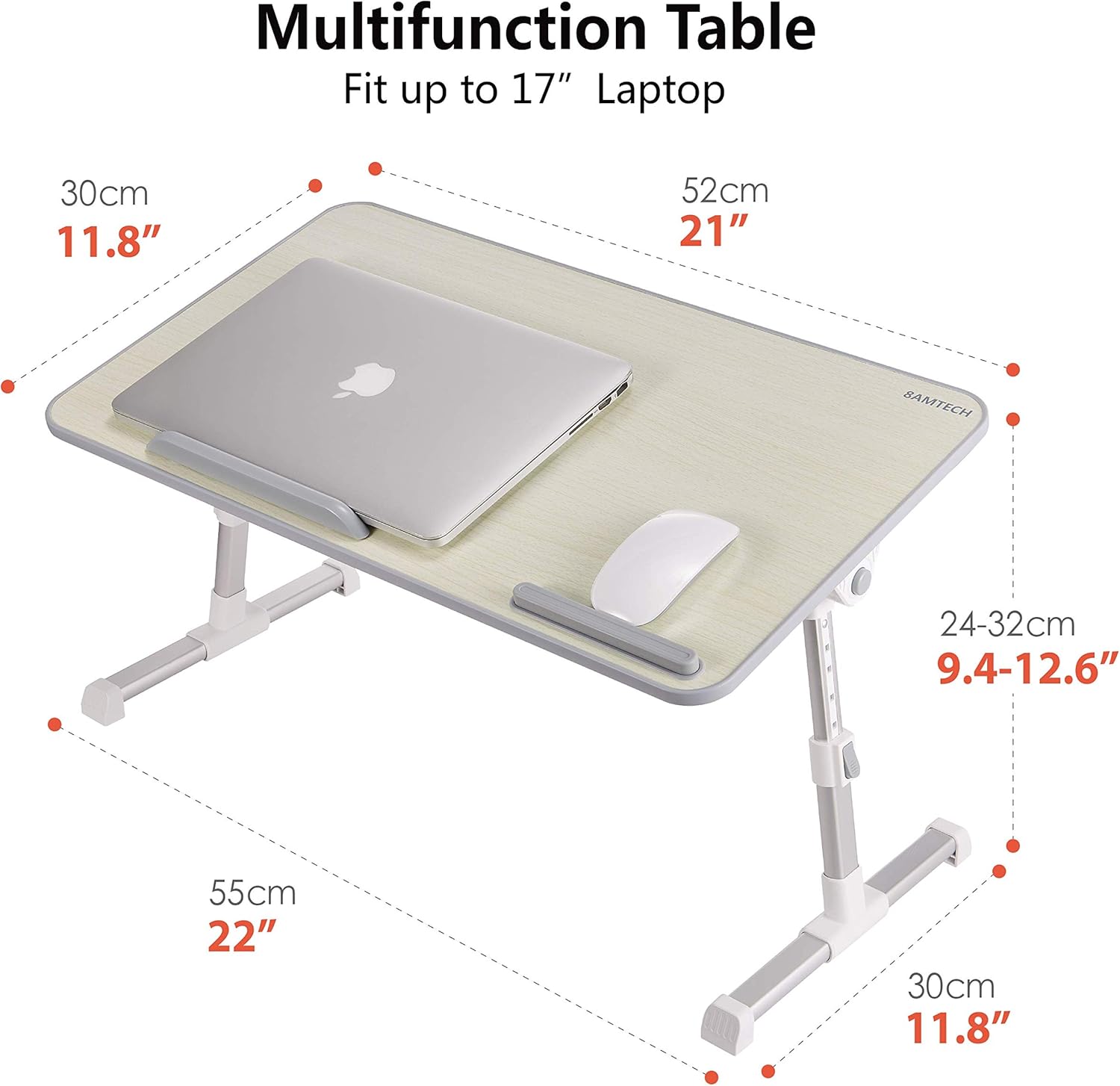 Lap Desk - Adjustable Laptop Table with Cooling Fan for Office, Home, & Travel 17 81rQjk4N86L. AC SL1500 - northernschoolofshiatsu.co.uk