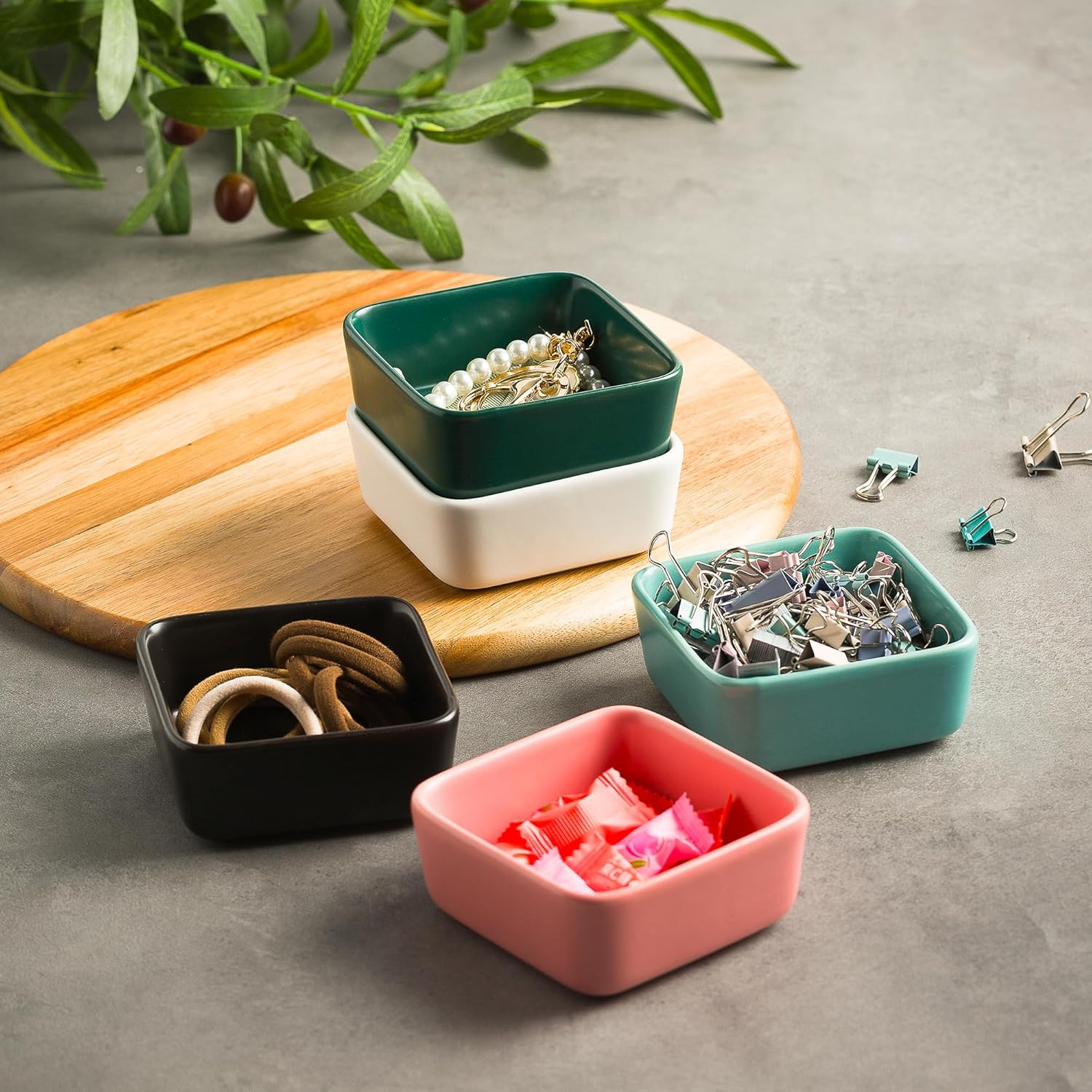 Ceramic Paper Clip Holder for Desk - Cute Binder Holder - Paperclip Dispenser Organizer - Office Paper Clips - Blue 7 81rkUiS9zHL. AC SL1500 - northernschoolofshiatsu.co.uk