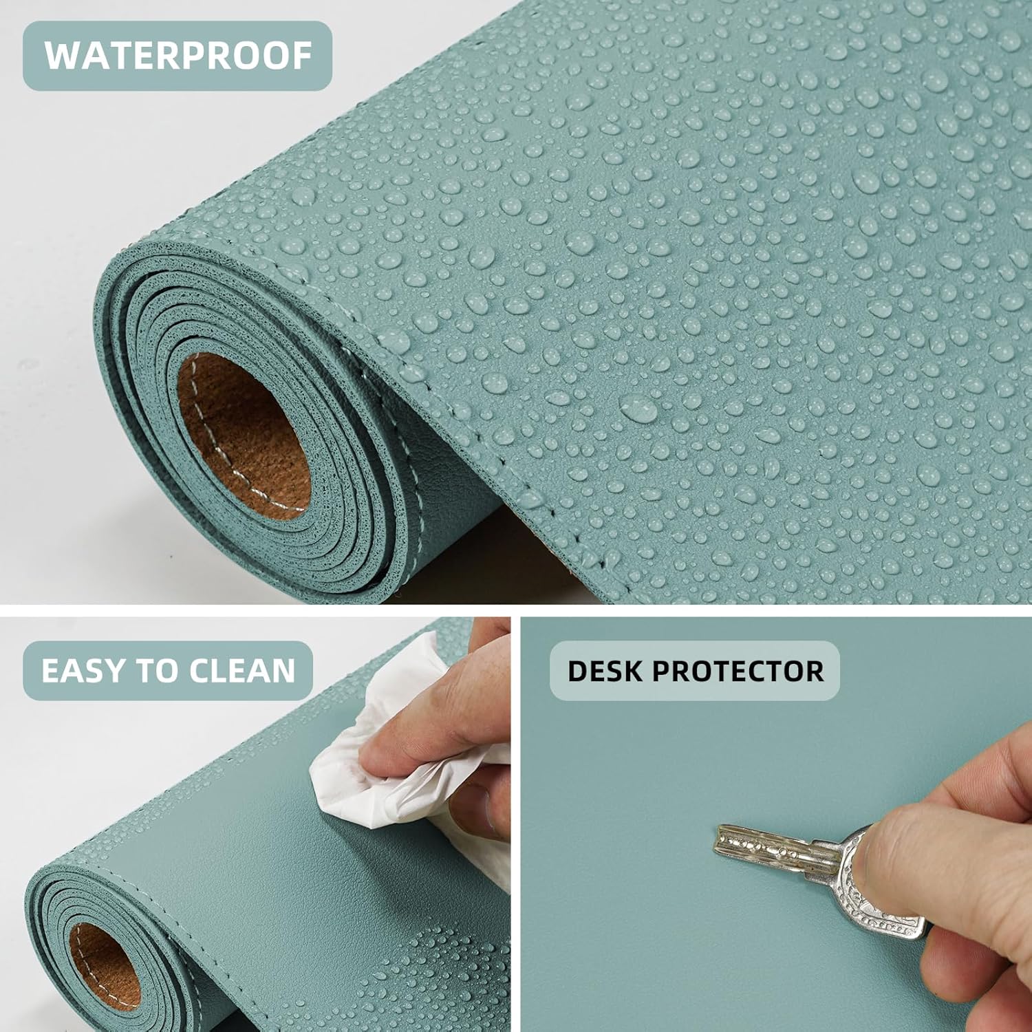 Large Desk Mat 47.2" x 17" Leather Desk Pad Protector with Natural Cork & PU Leather, Non-Slip Office Desk Mat, Large Mouse Pad, Waterproof Desk Blotter pad for Office&Home(Black) 263 81sh0khwZtL. AC SL1500 - northernschoolofshiatsu.co.uk