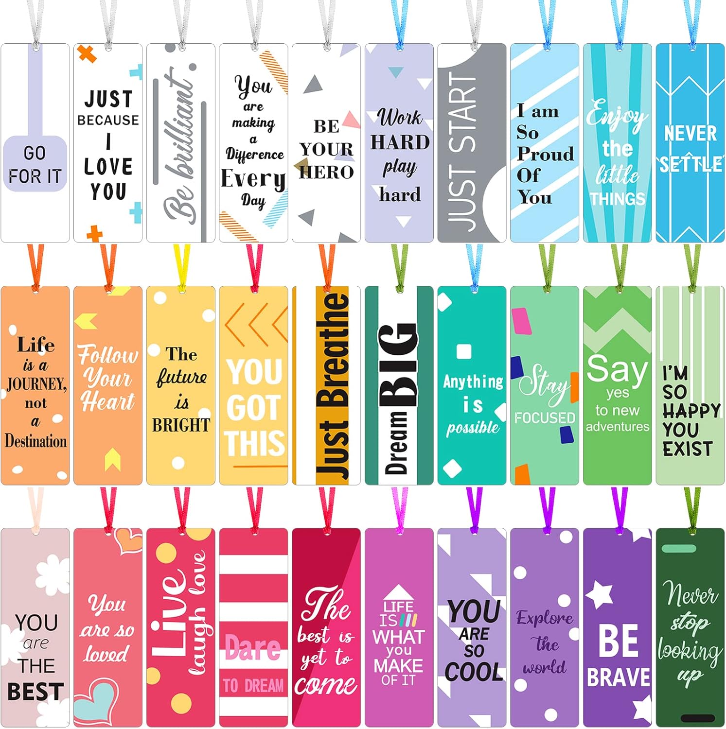 60 Pieces Inspirational Bookmarks for Students Encouraging Bookmarks Page Markers Double Sided Motivational Page Clip for Kids Adults, School Stationary Party Gifts (Classic Style) 1 81spUm8UYDL. AC SL1500 - northernschoolofshiatsu.co.uk
