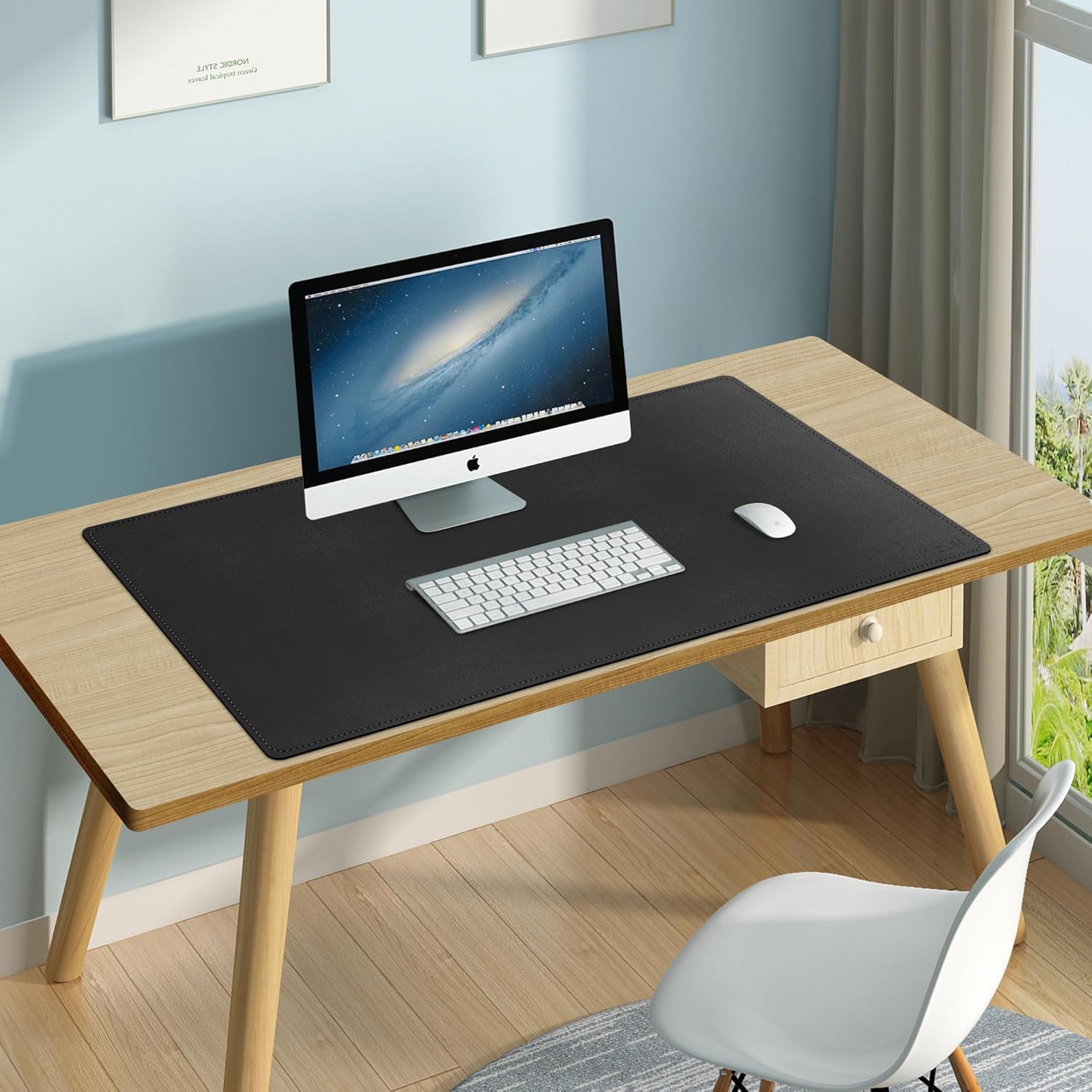 Mydours Cork & PU Leather Desk Mat, 40" x 20" Large Gaming Mouse Pad XL, Dual-Sided Portable Desk Pad Blotter, Keyboard Computer Desktop Protector for Gift Office Home (Brown) 49 81tC4T+AnKL. AC SL1500 - northernschoolofshiatsu.co.uk