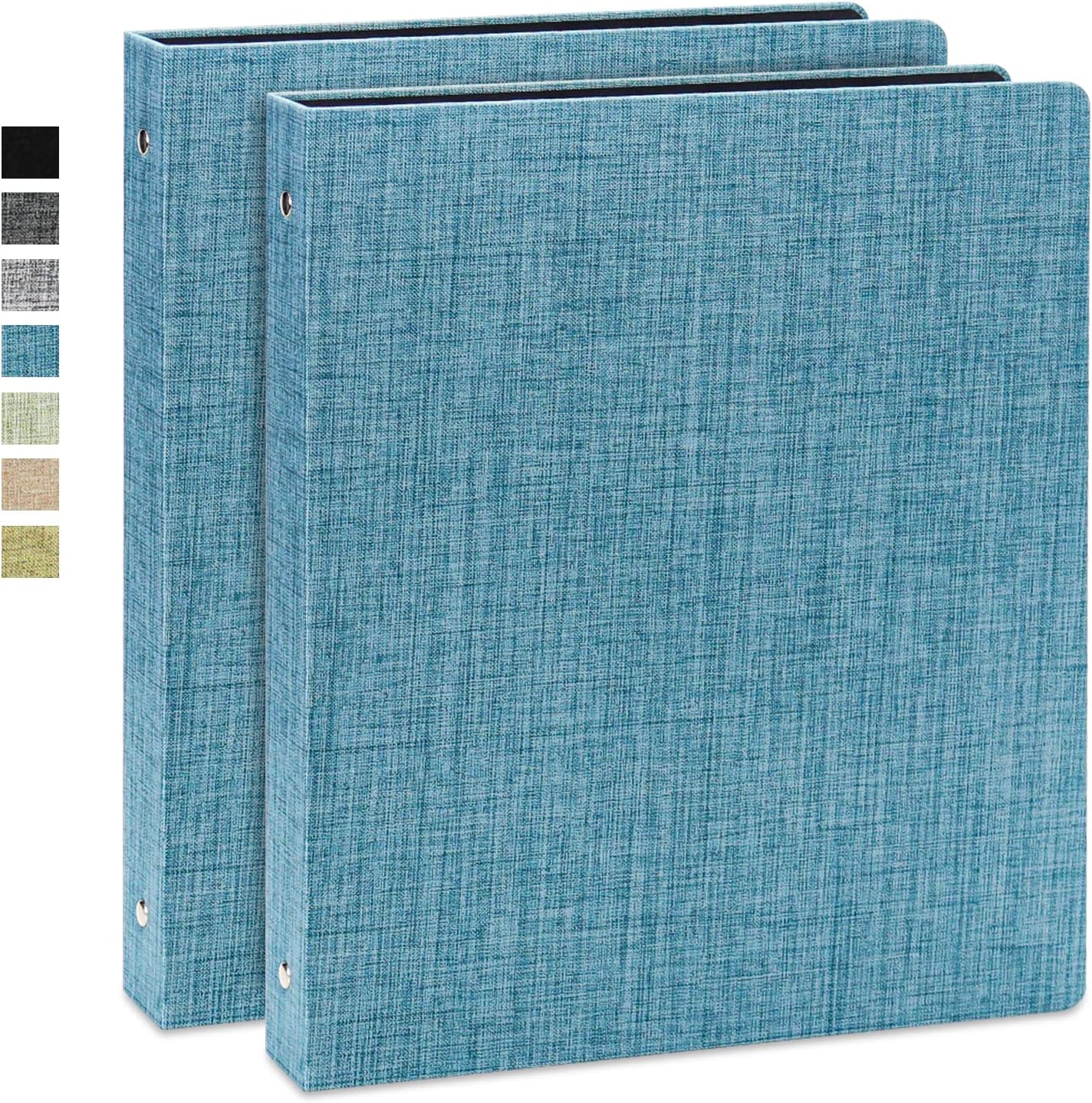 Vienrose 3 Ring Binder 1 Inch Round Rings Durable Binder with Linen Cover Holds 8.5" x 11" Paper for School Office and Home Black 7 81tdBez7P6L. AC SL1500 - northernschoolofshiatsu.co.uk