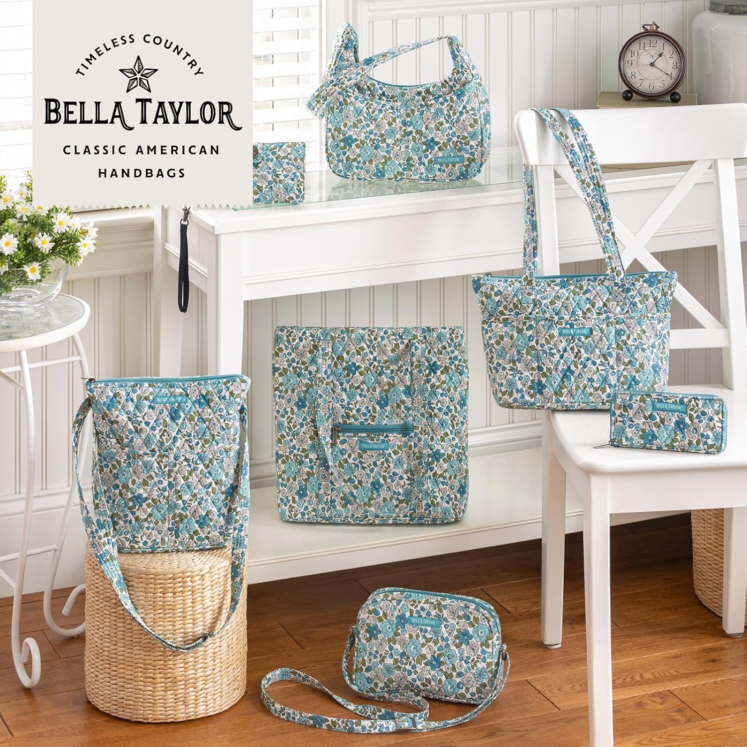 Bella Taylor Small Bible Cover for Women - Quilted Cotton Bible Case for 6 x 9 inch Books - Cameo Rose 72 81ttXhPP94L. AC SL1500 - northernschoolofshiatsu.co.uk