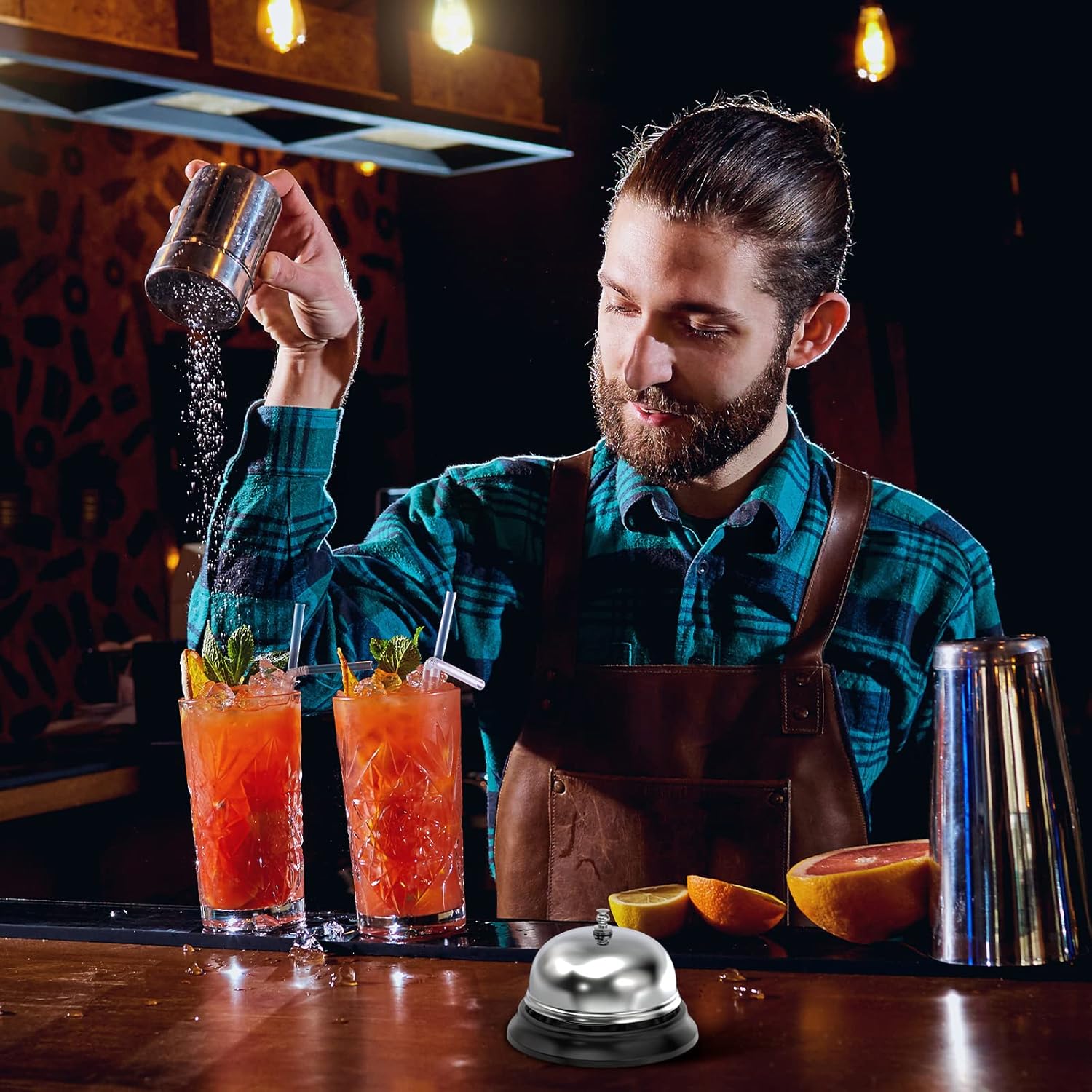 Call Bell, Service Bell Dinner Desk Bell for The Porter Kitchen Restaurant Bar Hotel Schools 25 - northernschoolofshiatsu.co.uk