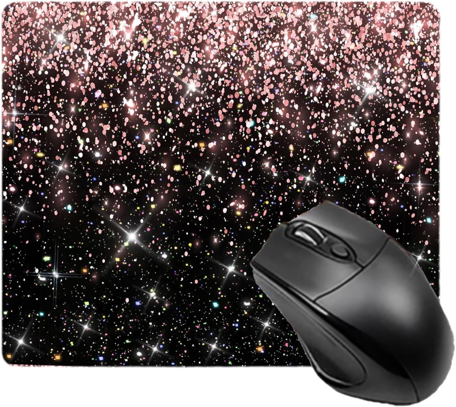 Mouse Pad Diamond Silver Glitter Sparkle Mousepad Bling Desk Accessories Gaming Bling Rubber Pads for Laptop, One Size 104 81ucj7nL6PL. AC SL1500 - northernschoolofshiatsu.co.uk