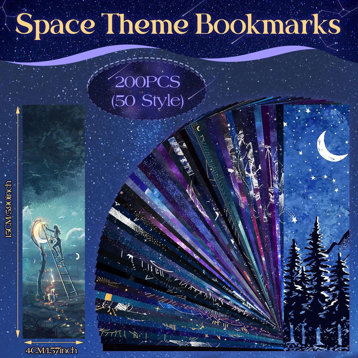 200PCS Cool Space Starry Night Bookmark for Kids Classroom 50 Designs Double-Sided Bulk Bookmarks Space Theme Book Mark for Book Lovers Students Children Rewards Gifts 2 81utMWvnGnL. AC SL1500 - northernschoolofshiatsu.co.uk