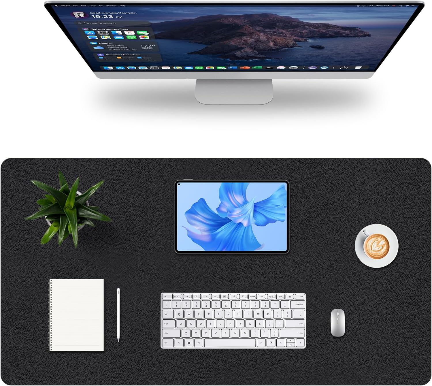 Leather Desk Pad Protector, Large Desk Mat for Keyboard and Mouse, Scratch-Proof and Wear-Resistant, Suede Non-Slip Bottom(Black-23.6 x 13.7 in) 28 81uwSC7wh5L. AC SL1500 - northernschoolofshiatsu.co.uk