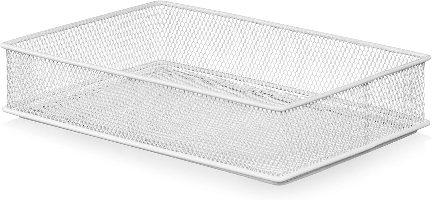 YBM HOME White Mesh Drawer Cabinet and or Shelf Organizer Bins, School Supply Holder Office Desktop Organizer Basket (1, 3x9x2 Inch) 6 81velRCVebL. AC SL1500 - northernschoolofshiatsu.co.uk