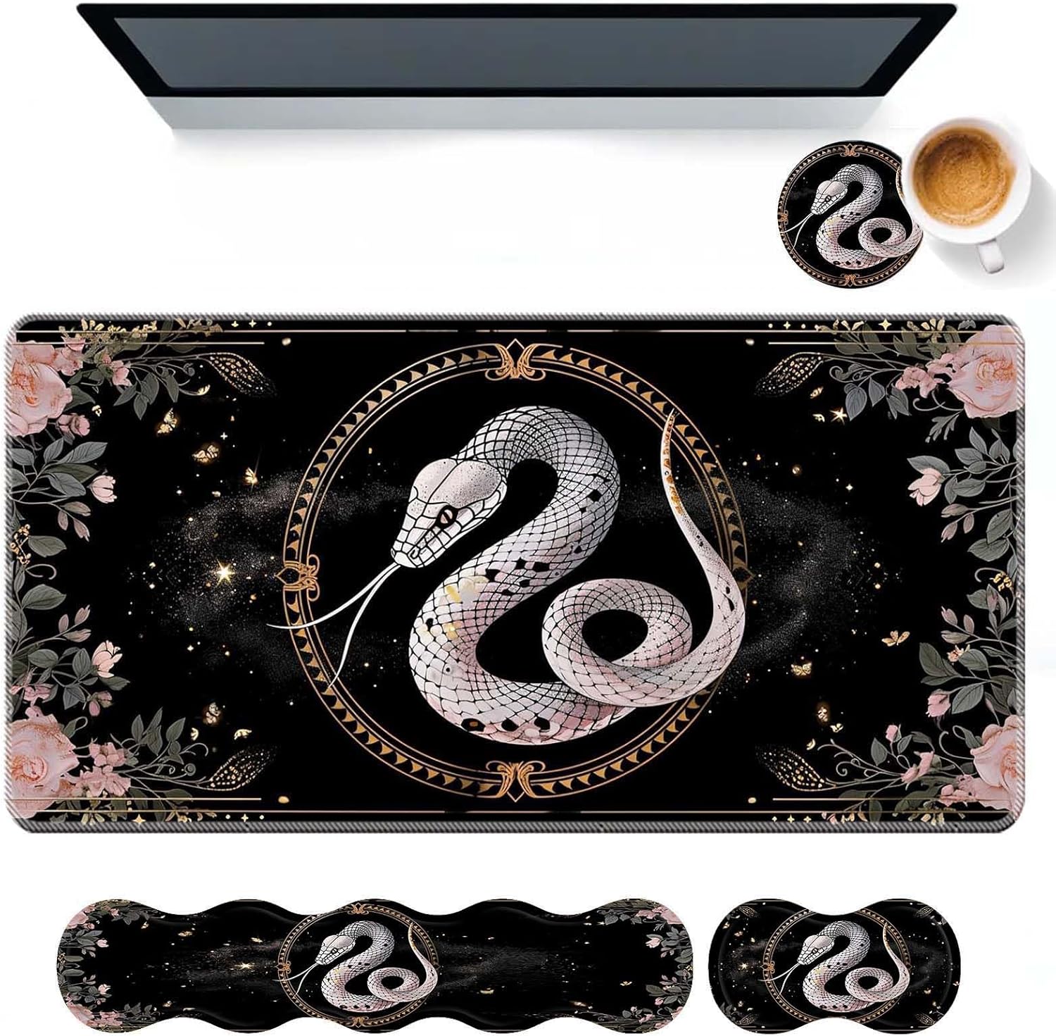Keyboard Mouse Pad Set,Large Desk Pad+Keyboard Wrist Rest+Mouse Pad Wrist Support+Coaster,Easy Typing Pain Relief Non-Slip Mousepad Wrist Support Mousepad Home Office,Colorful Bird Feathers 15 81vlfvyJ9nL. AC SL1500 - northernschoolofshiatsu.co.uk
