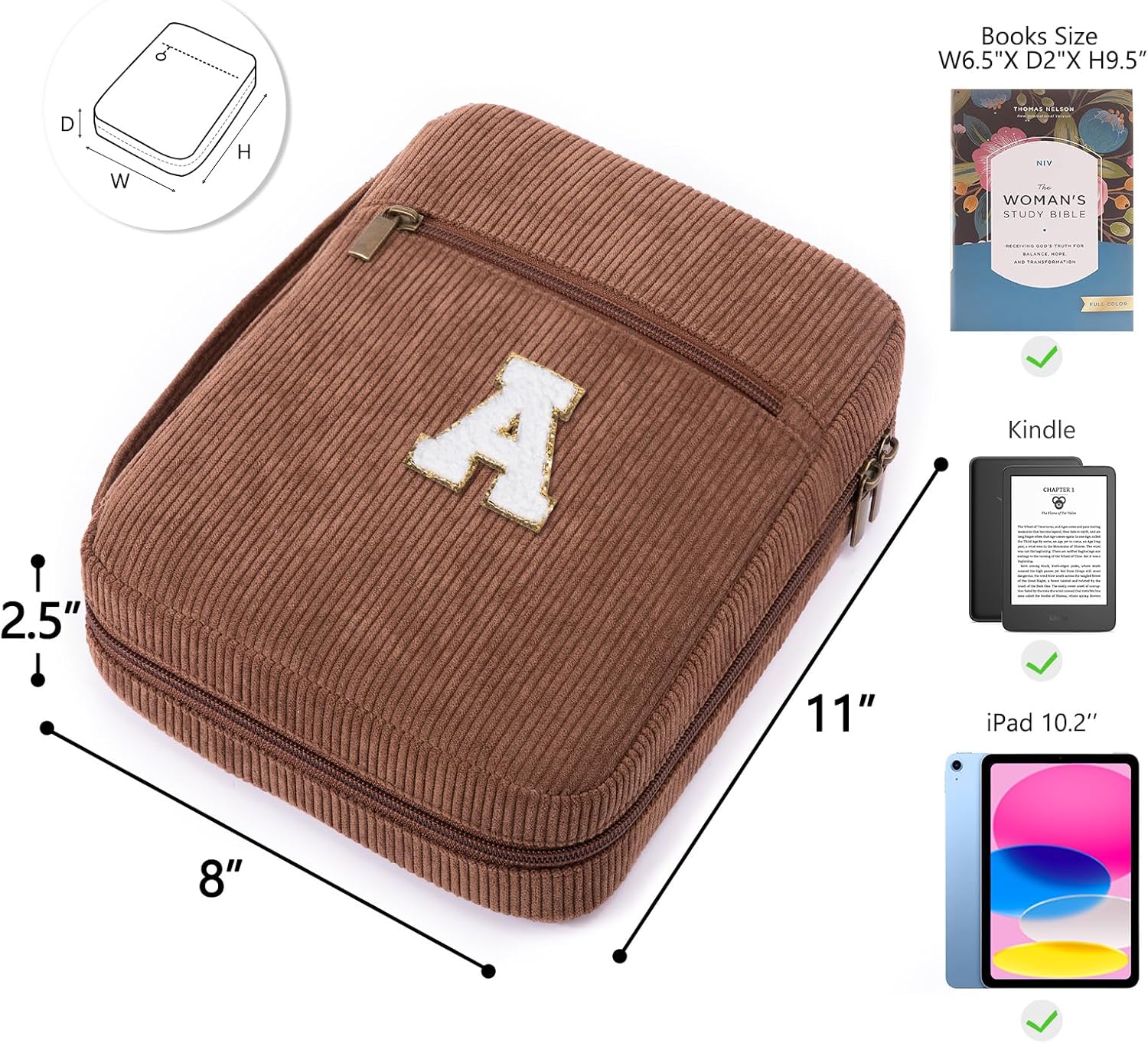 Bible Cover for Women, Initial Personalized Bible Gift - Bible Case for Men - Bible Holder - Bible Bag - Bible Carrier - Bible Carrying Case with Pockets for Bible Study Suppliers, Bible Accessories 146 81vmcBSEbQL. AC SL1500 - northernschoolofshiatsu.co.uk