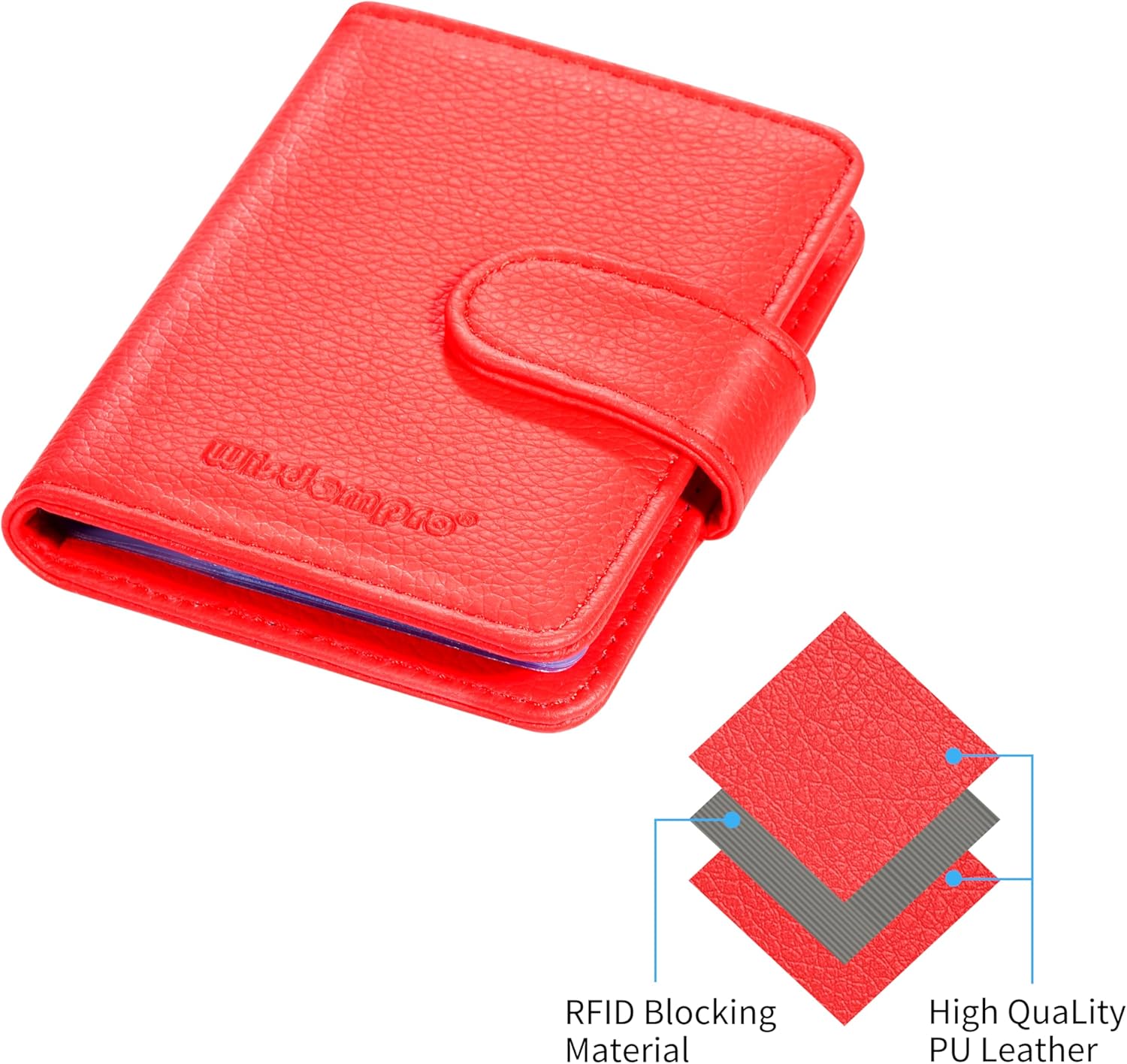 Wisdompro Credit Card Holder, Slim Leather RFID Blocking Wallet Debit Card Protector Organizer Case (Build in 20 Card Slot & 7 Small Cells for Memory Cards)-Vertical Black 2 81vymHMtF3L. AC SL1500 - northernschoolofshiatsu.co.uk