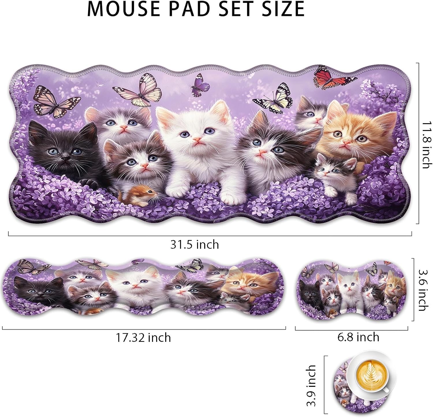 4 in 1 Desk Mat Set,Mouse Pad with Keyboard Wrist Rest,Wave-Shaped Design,Non-Slip Rubber Base,Waterproof,for Home,Office,Gaming,Starry Night 49 81vznEwAQ0L. AC SL1500 - northernschoolofshiatsu.co.uk